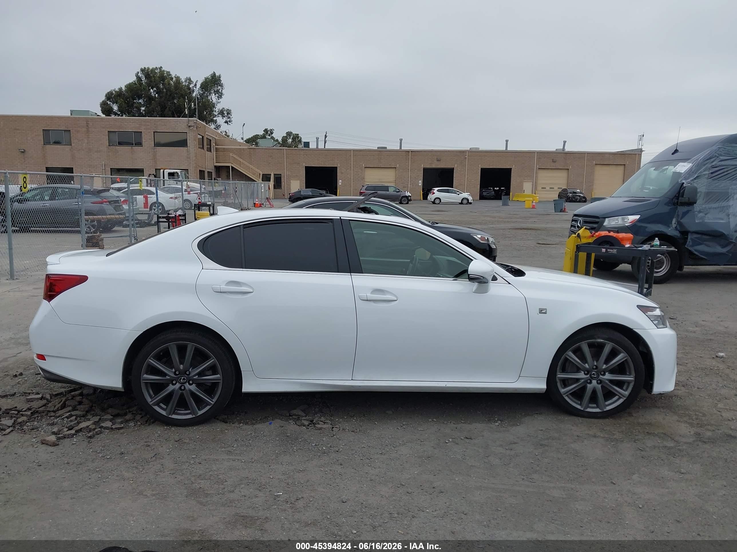 2015 Lexus Gs 350 White vin: JTHBE1BL8FA015287