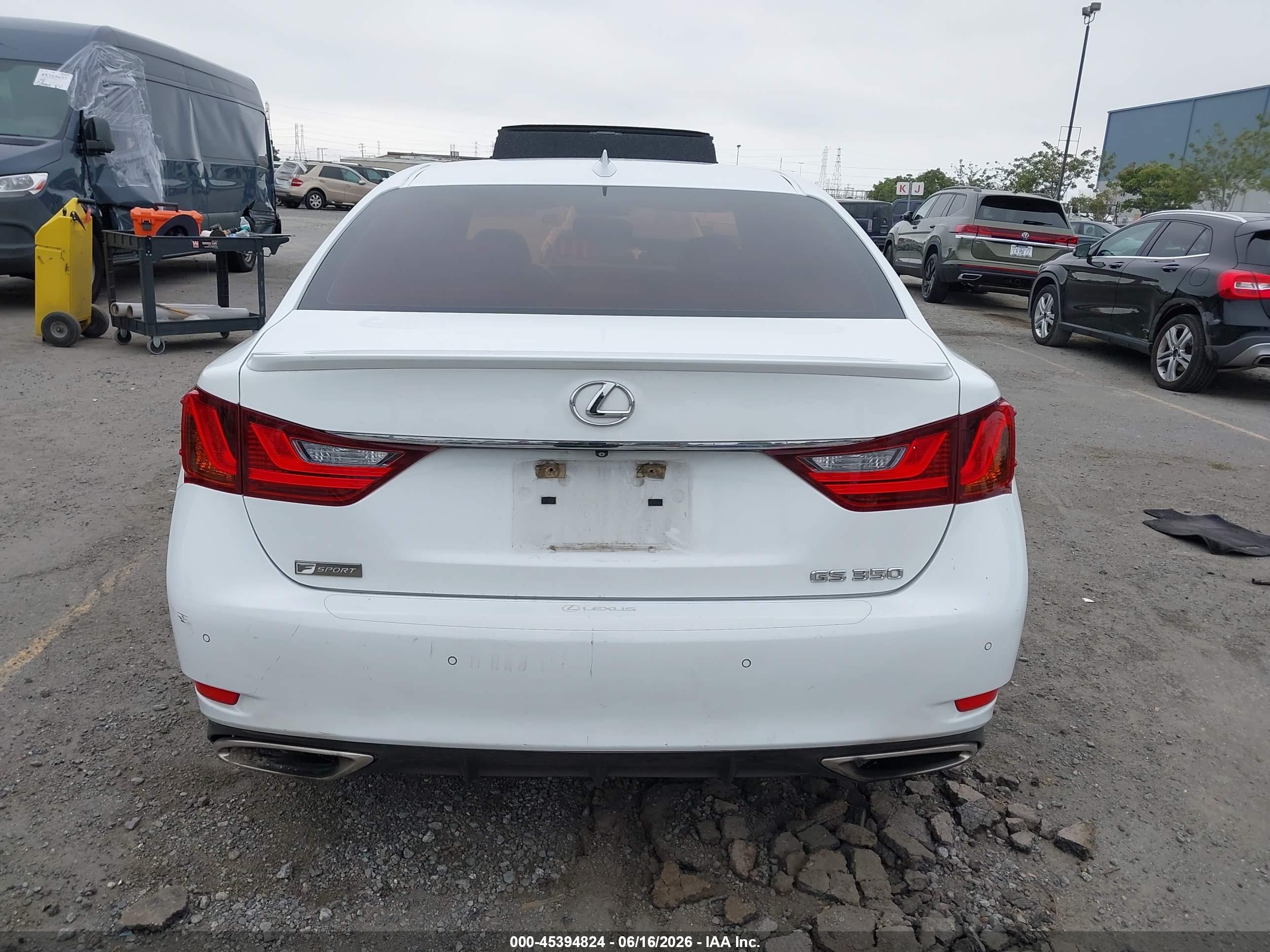 2015 Lexus Gs 350 White vin: JTHBE1BL8FA015287