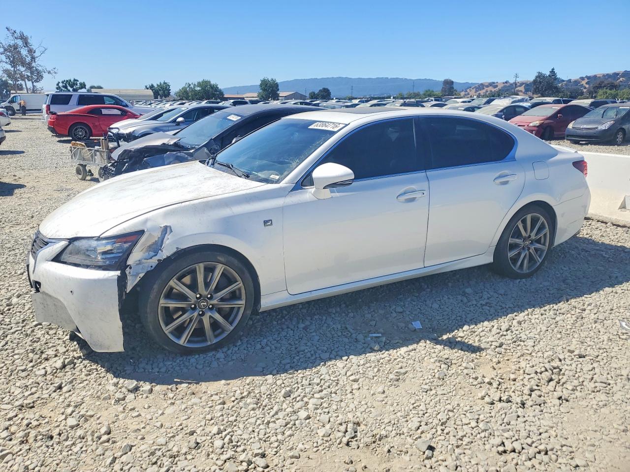 2013 Lexus Gs 350 White vin: JTHBE1BL9D5005888