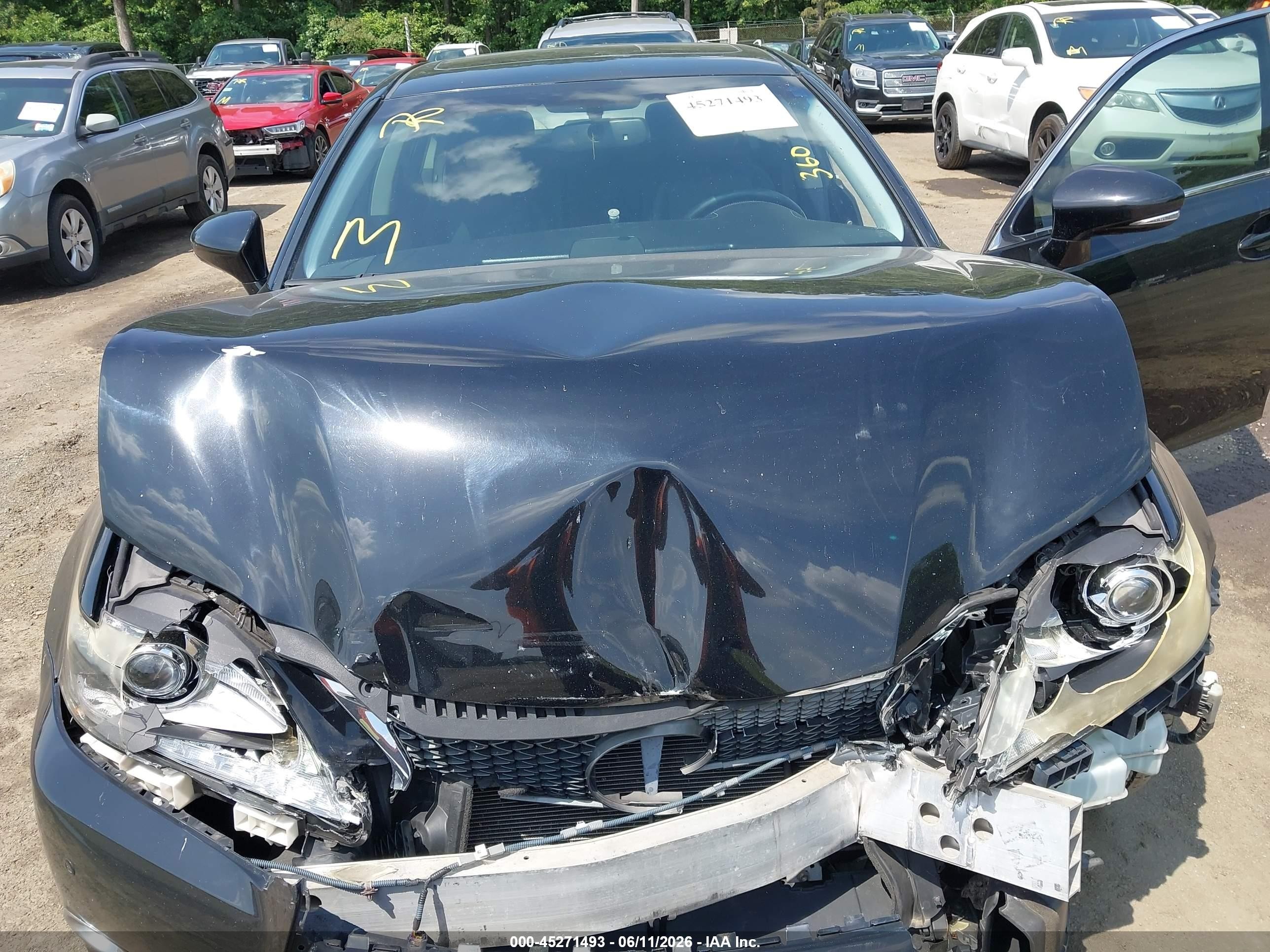 2013 Lexus Gs 350   Black vin: JTHBE1BL9D5017510