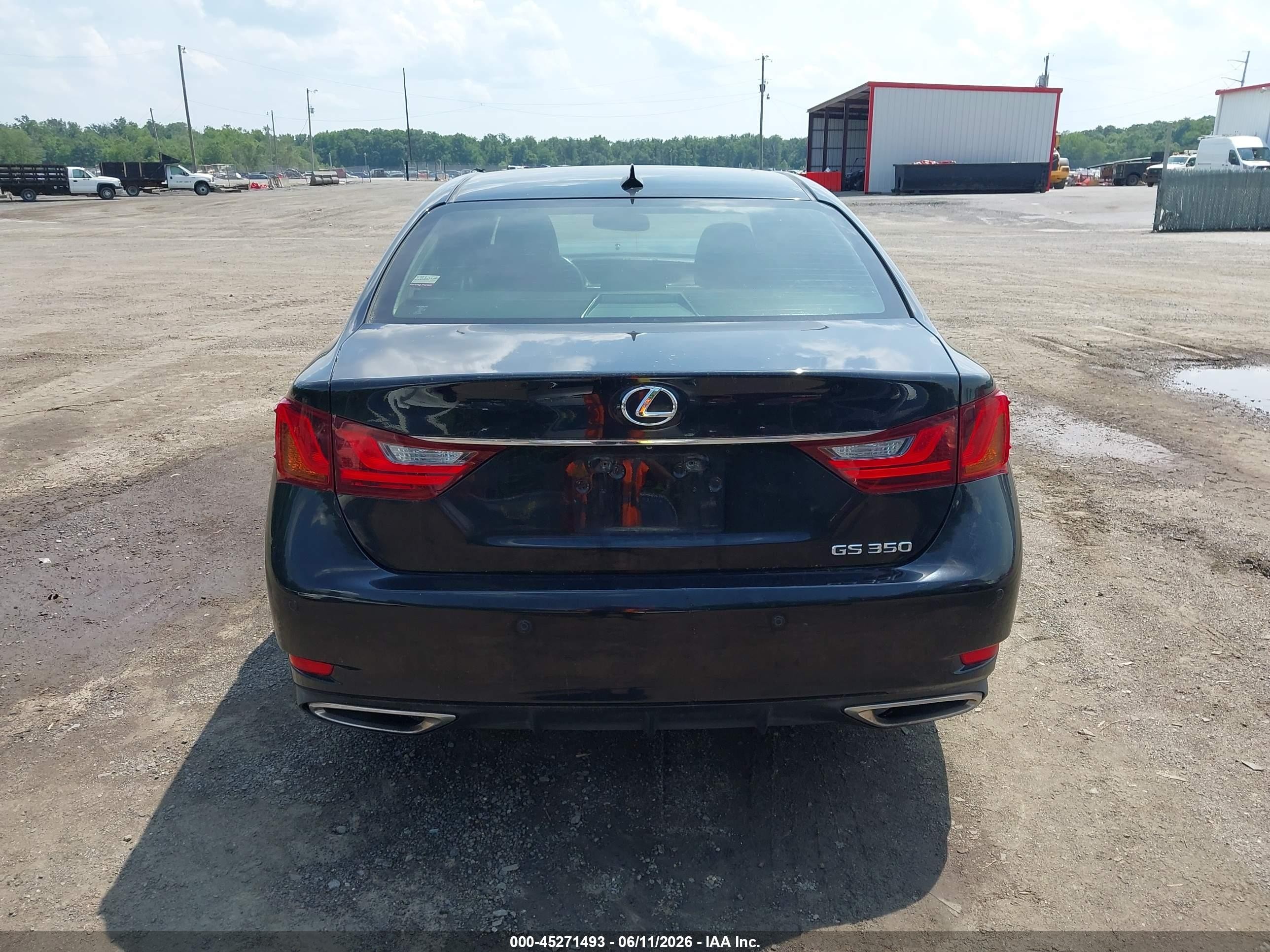 2013 Lexus Gs 350   Black vin: JTHBE1BL9D5017510