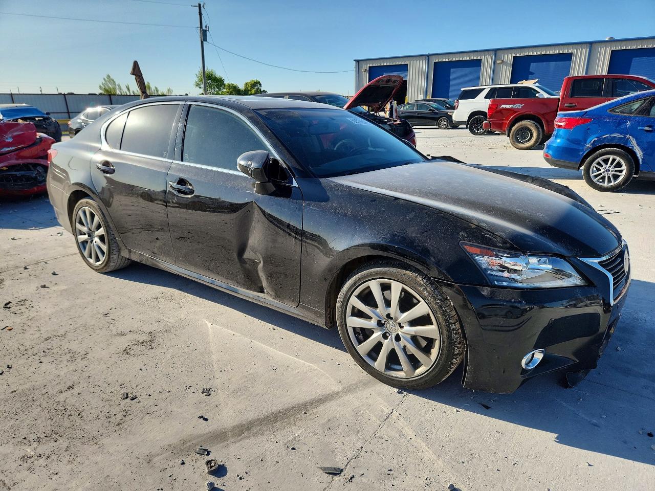 2013 Lexus Gs 350 Black vin: JTHBE1BL9D5026465