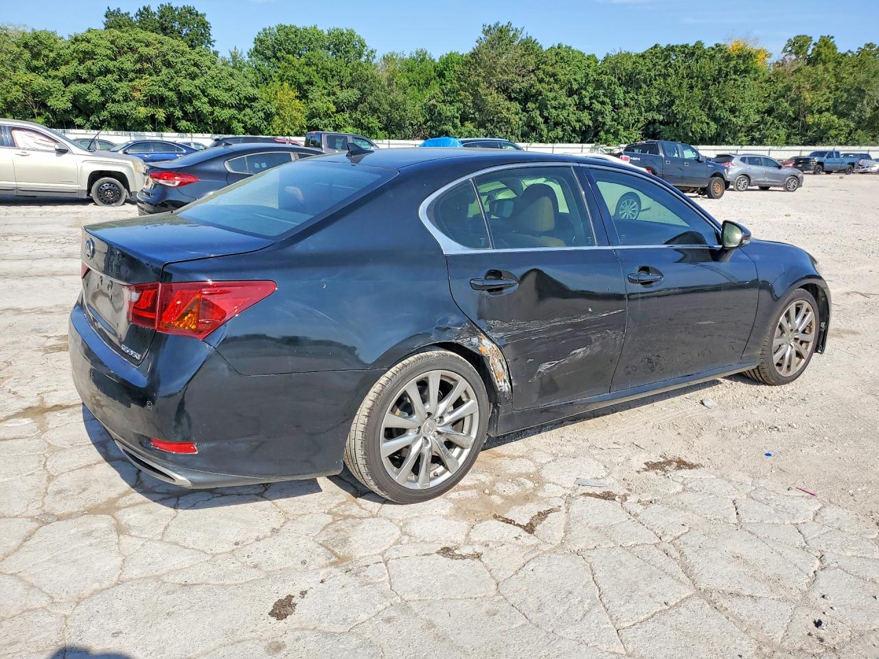 2013 Lexus Gs 350 Black vin: JTHBE1BL9D5027132