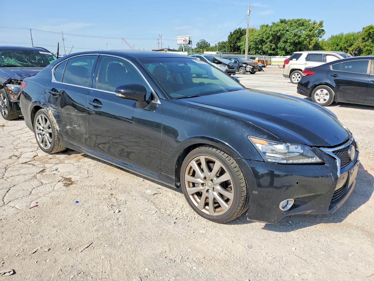 2013 Lexus Gs 350 Black vin: JTHBE1BL9D5027132