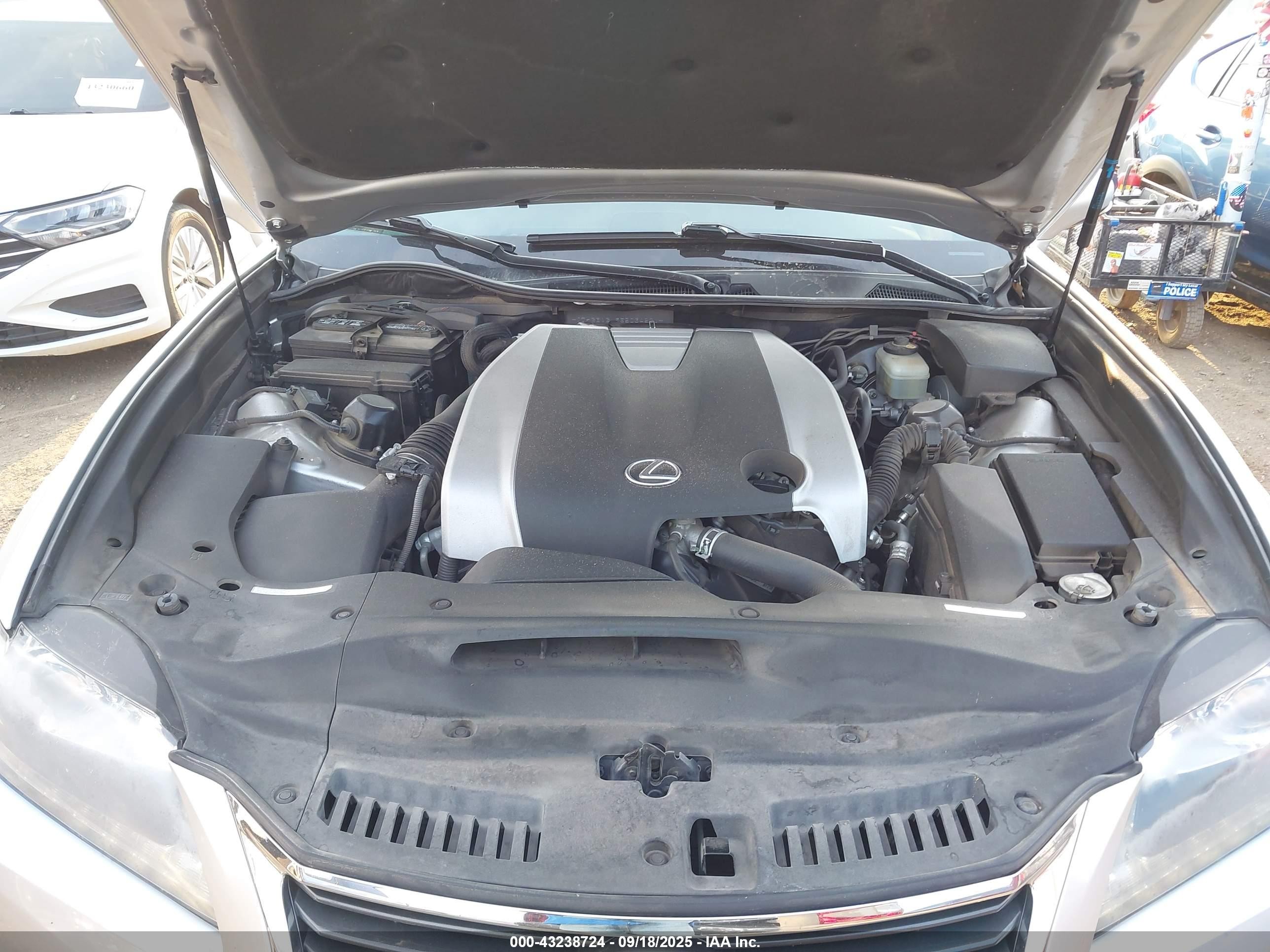 2014 Lexus Gs 350   Silver vin: JTHBE1BL9E5034521