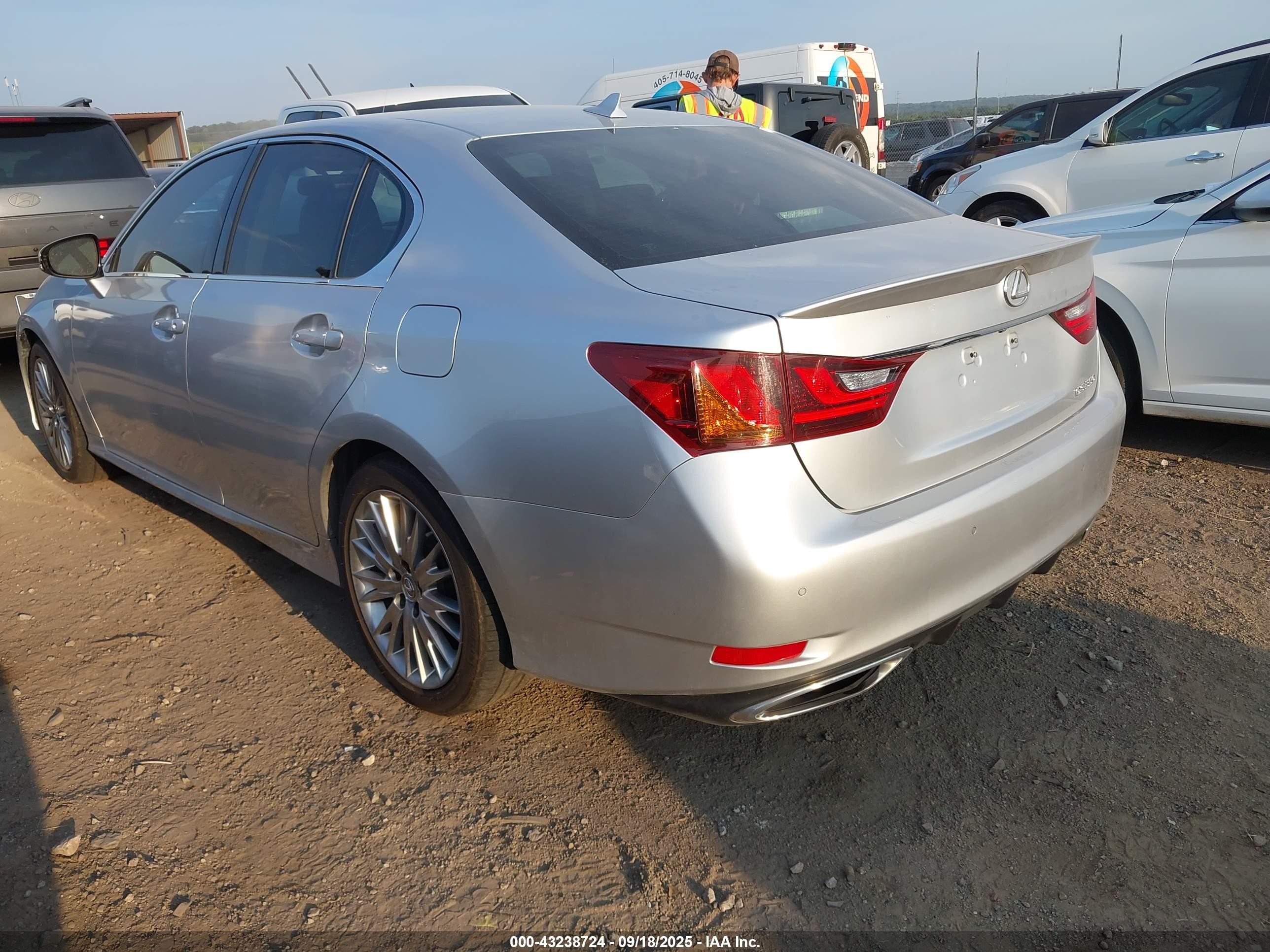 2014 Lexus Gs 350   Silver vin: JTHBE1BL9E5034521