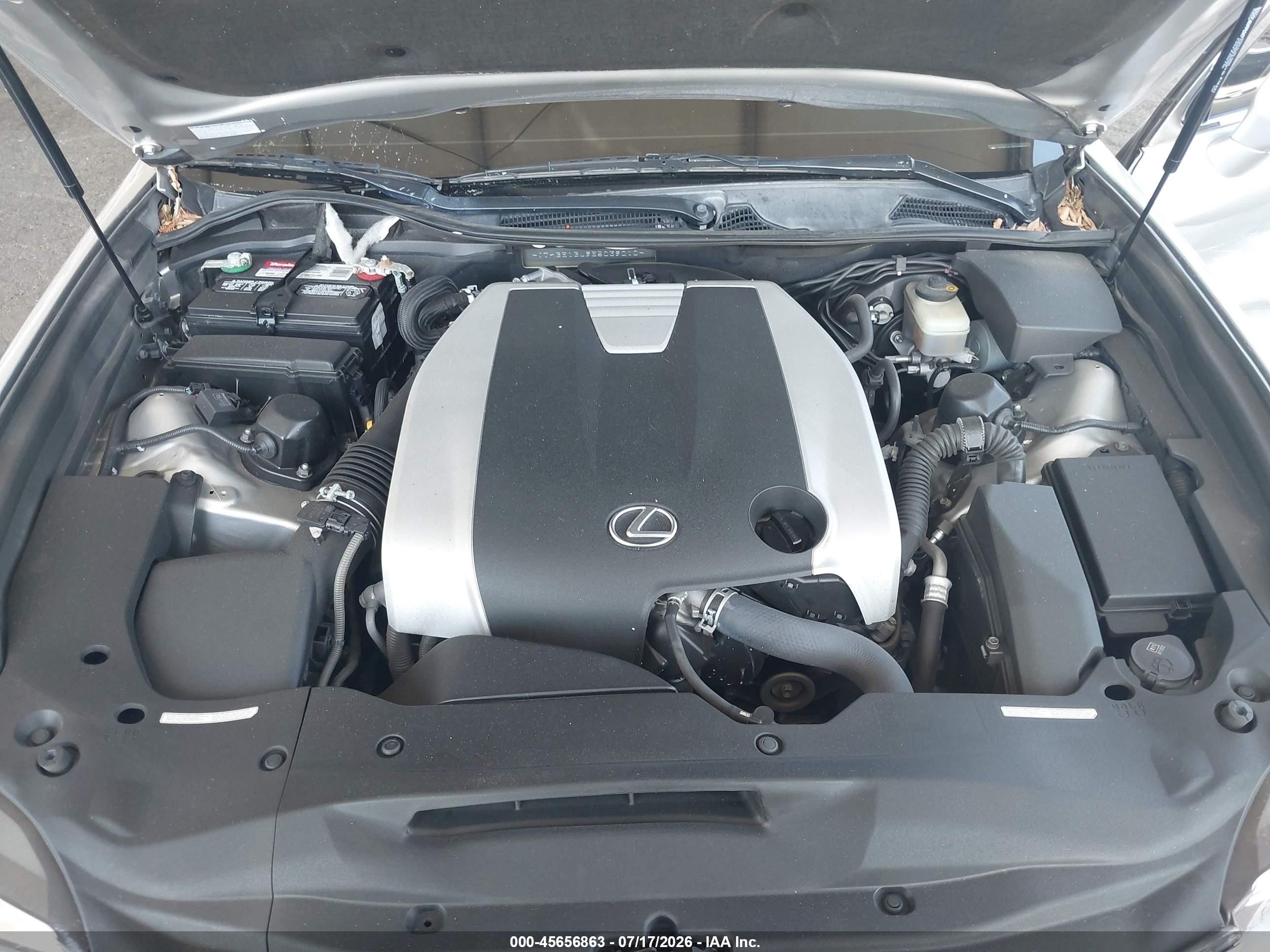 2014 Lexus Gs 350   Silver vin: JTHBE1BL9E5039010
