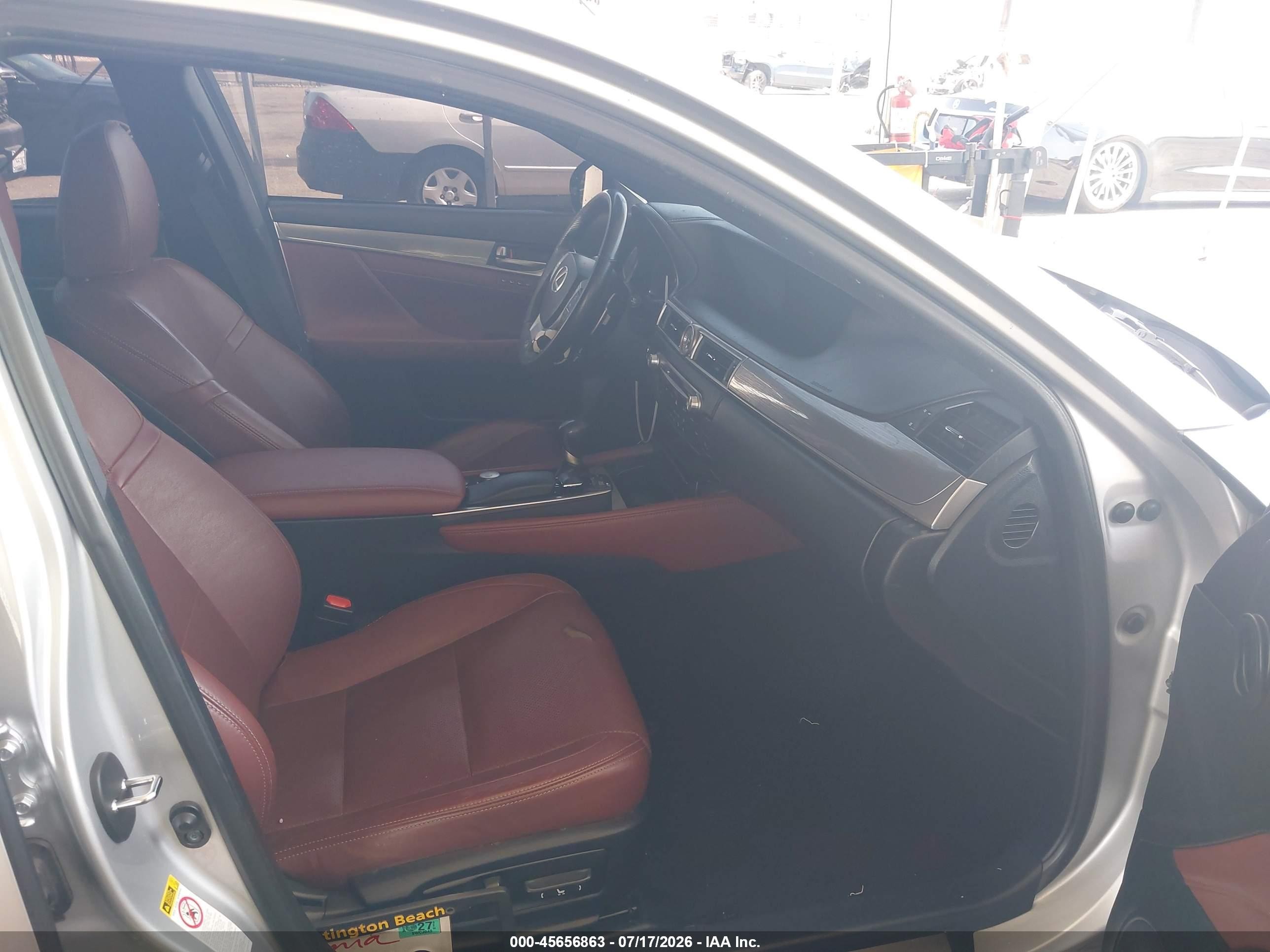 2014 Lexus Gs 350   Silver vin: JTHBE1BL9E5039010