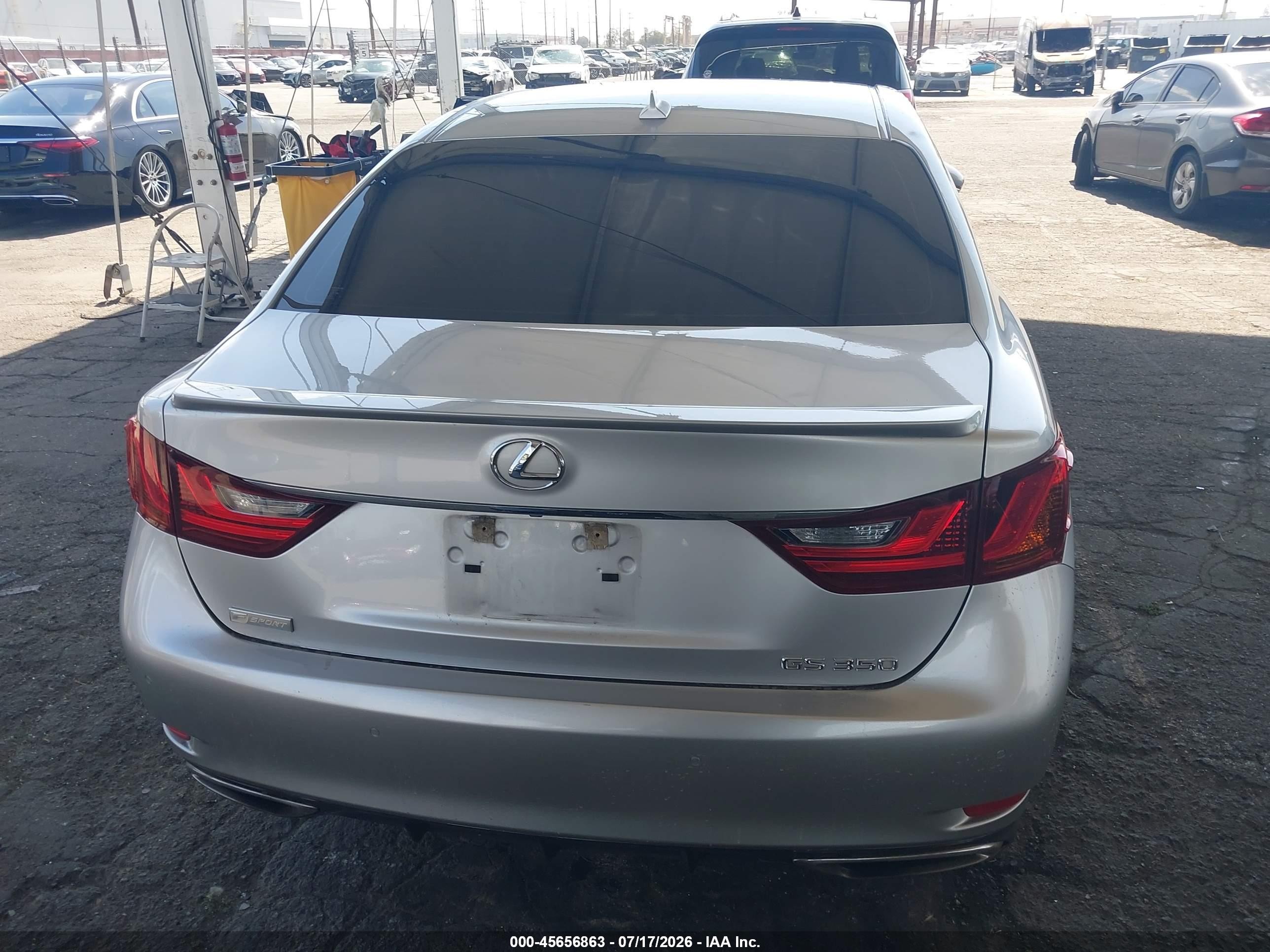 2014 Lexus Gs 350   Silver vin: JTHBE1BL9E5039010