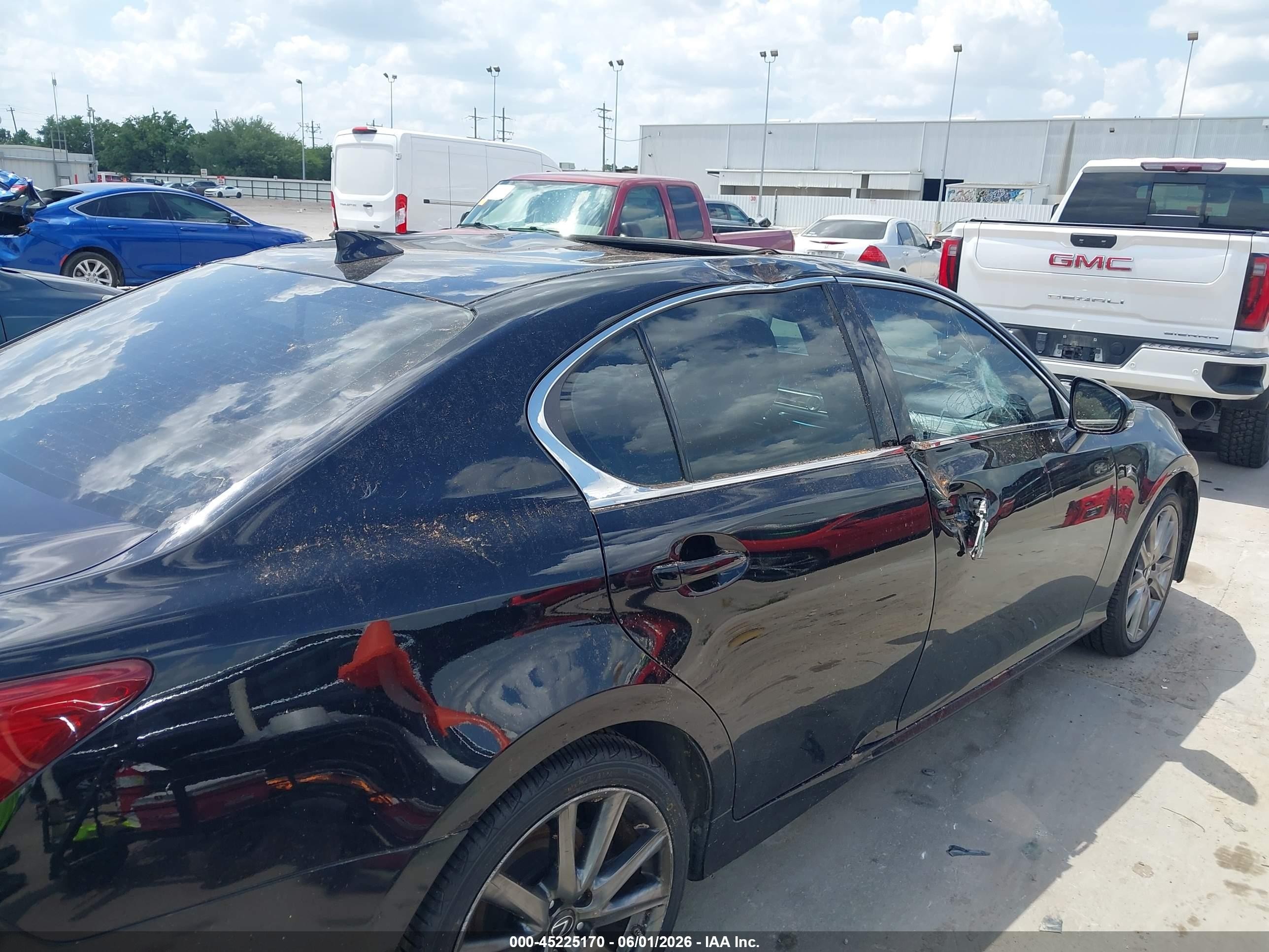 2015 Lexus Gs 350   Black vin: JTHBE1BL9FA003763