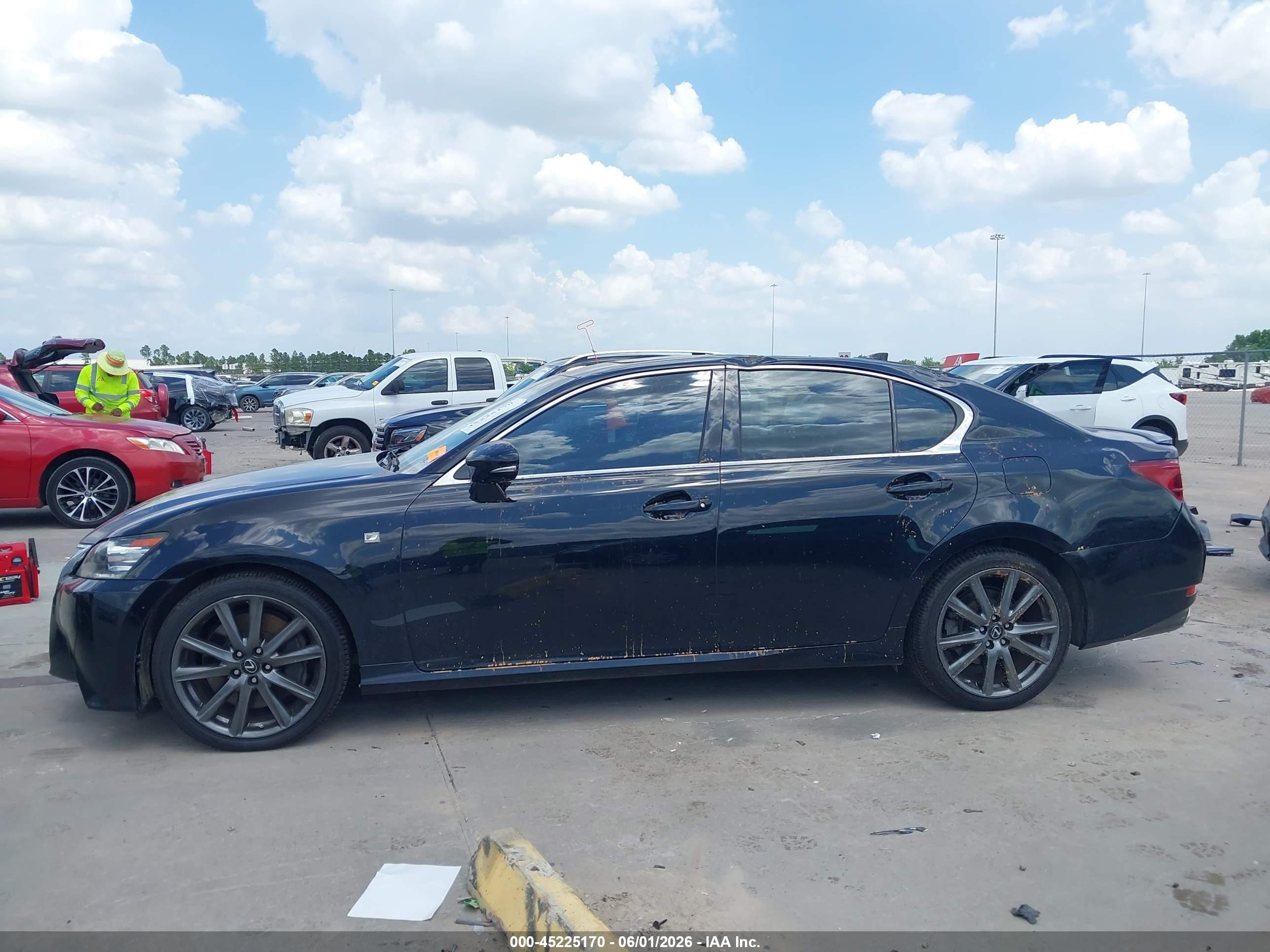 2015 Lexus Gs 350   Black vin: JTHBE1BL9FA003763