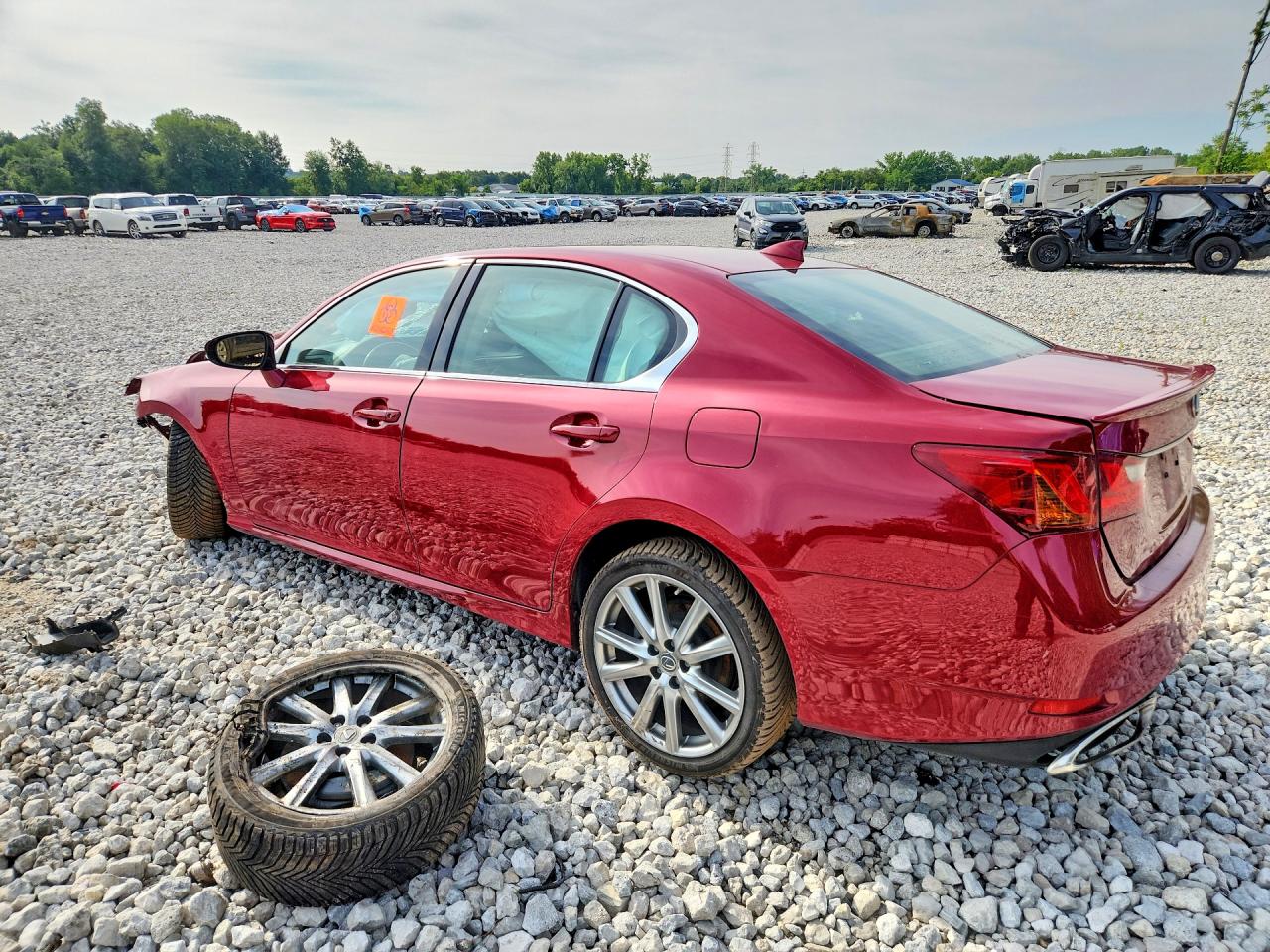 2015 Lexus Gs 350 Red vin: JTHBE1BL9FA004931