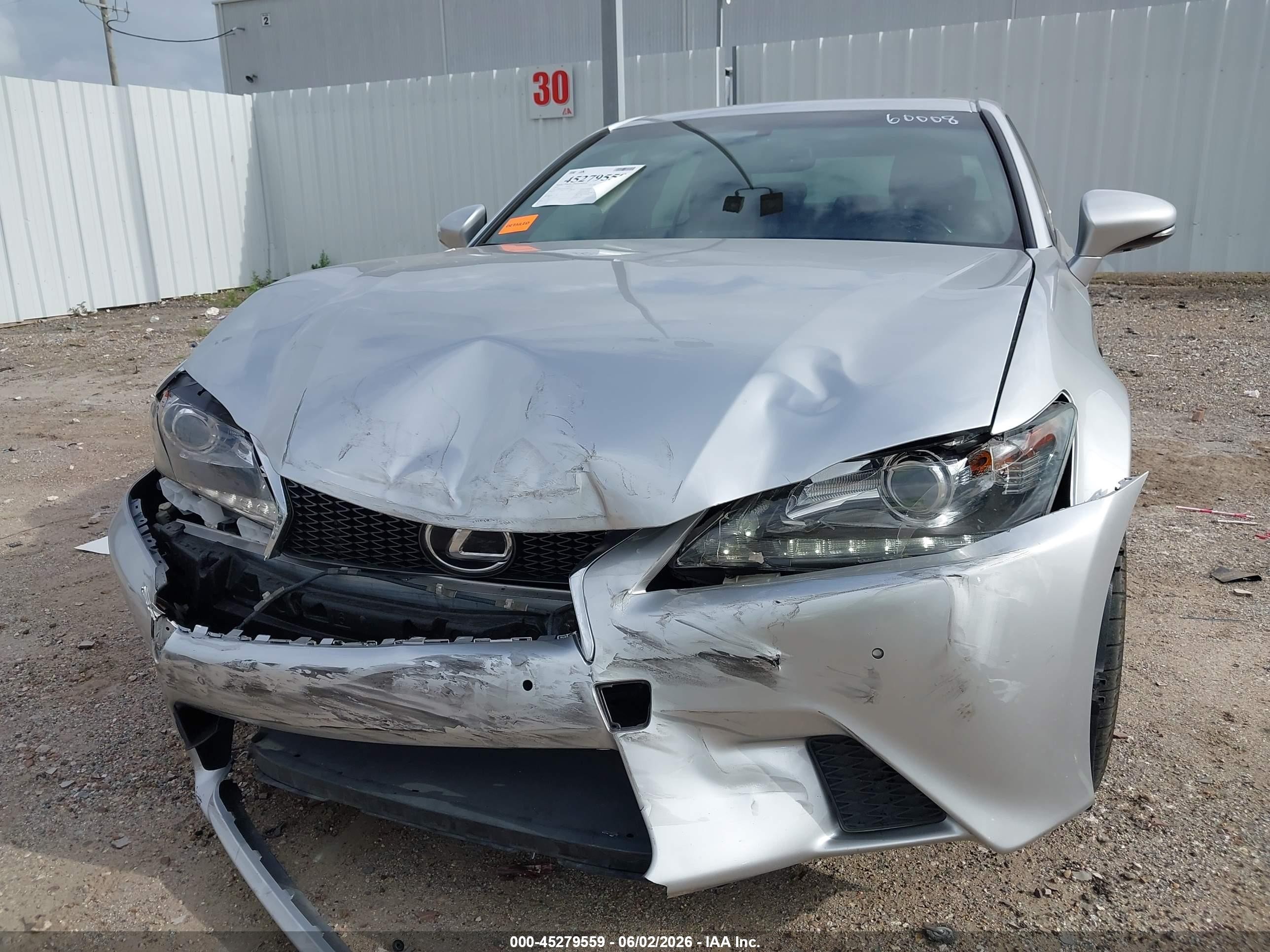 2015 Lexus Gs 350   Silver vin: JTHBE1BL9FA005707
