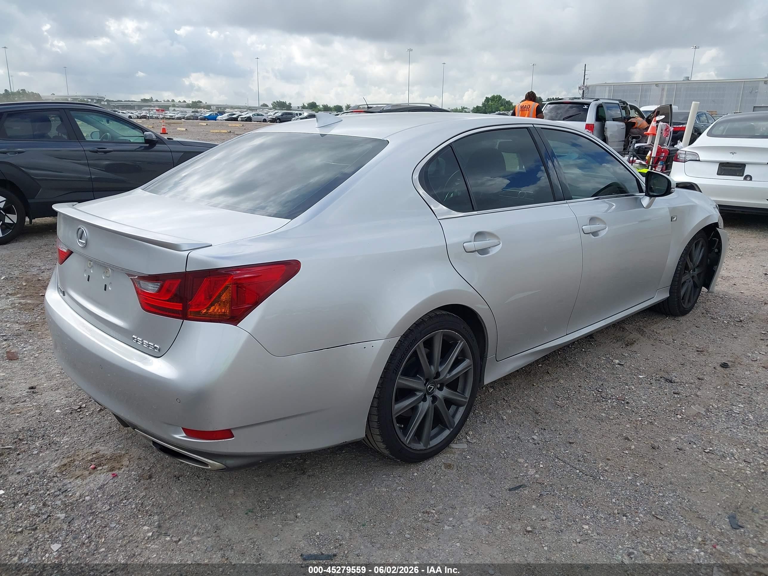 2015 Lexus Gs 350   Silver vin: JTHBE1BL9FA005707