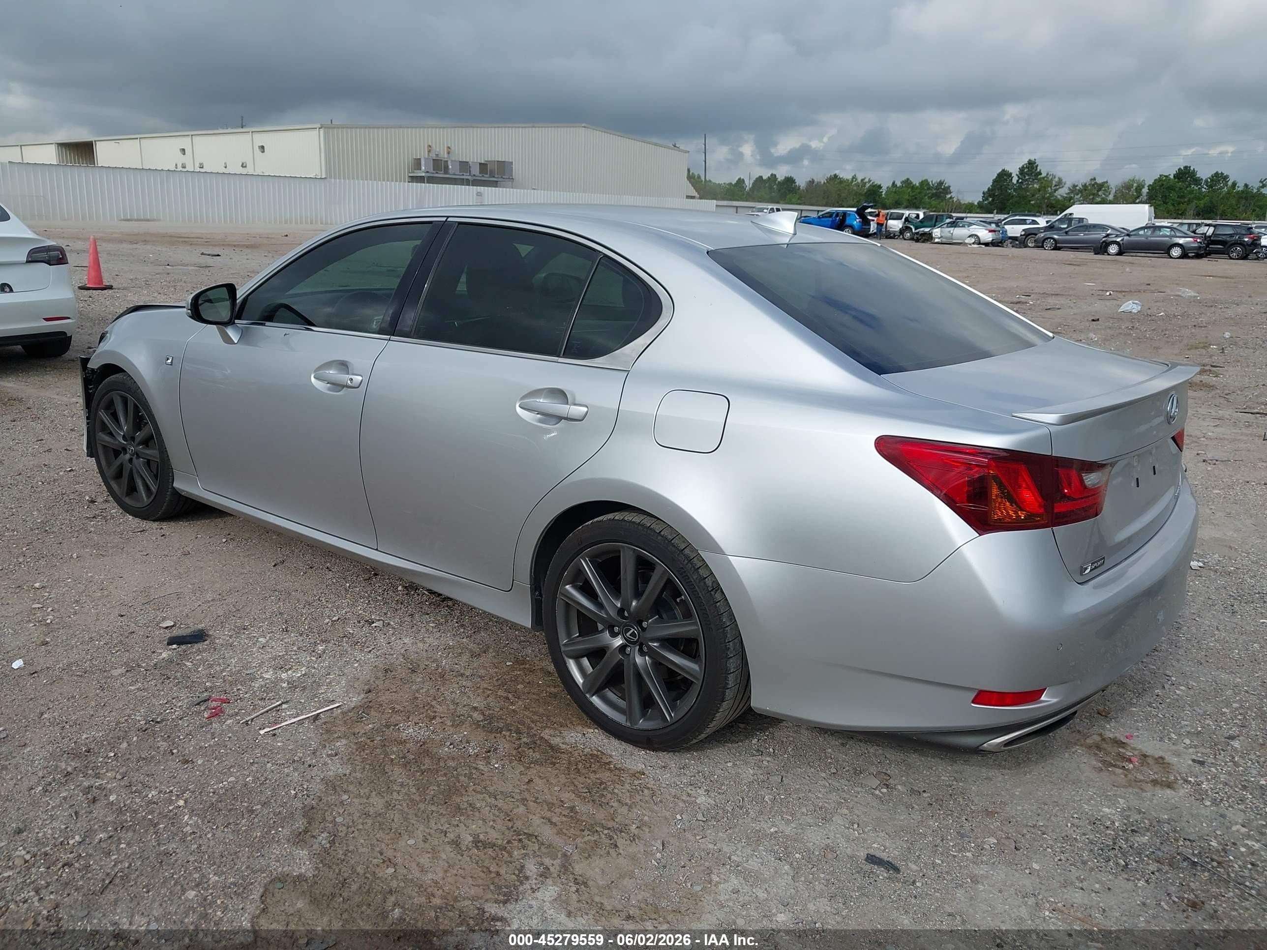 2015 Lexus Gs 350   Silver vin: JTHBE1BL9FA005707