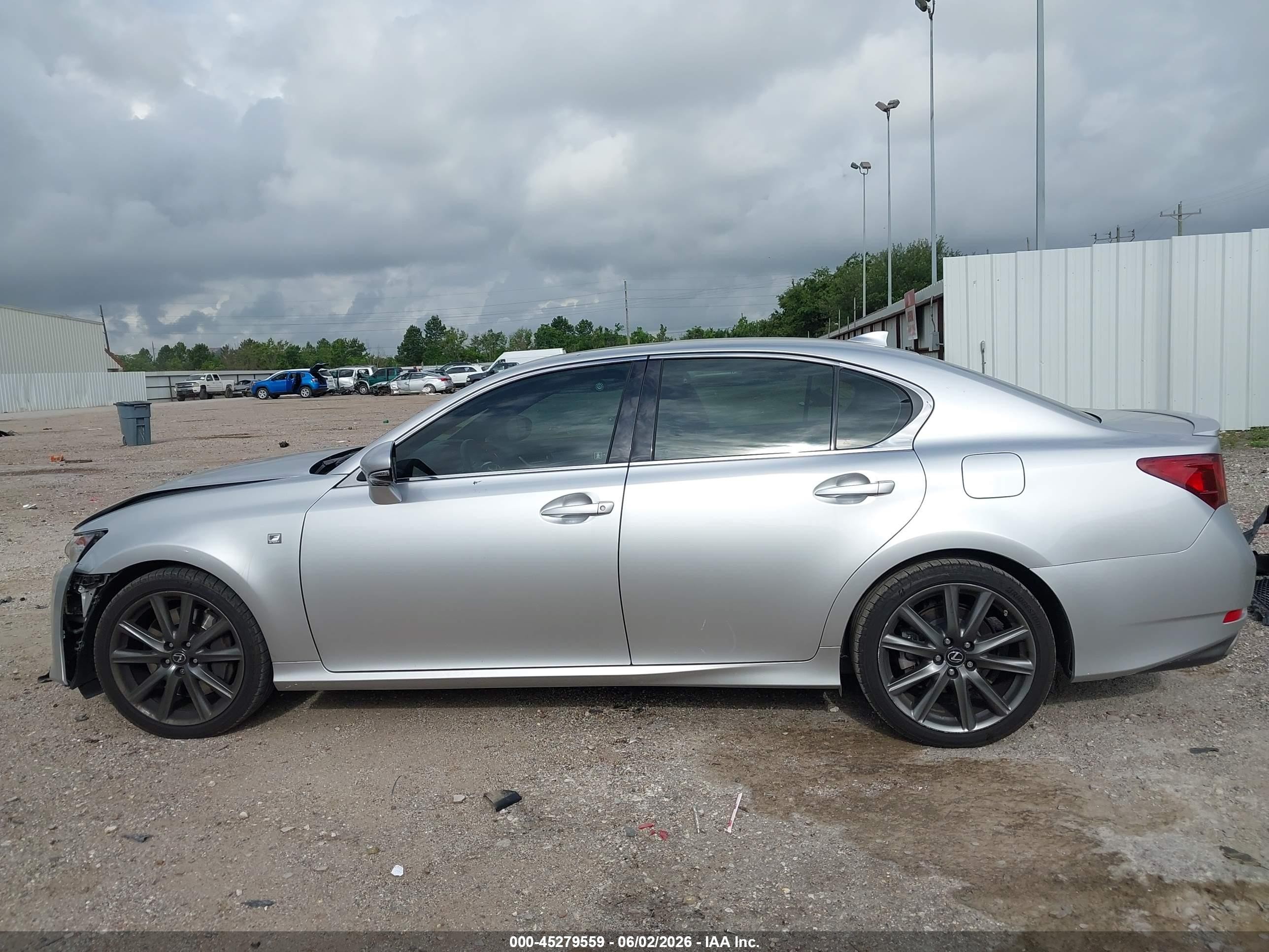 2015 Lexus Gs 350   Silver vin: JTHBE1BL9FA005707