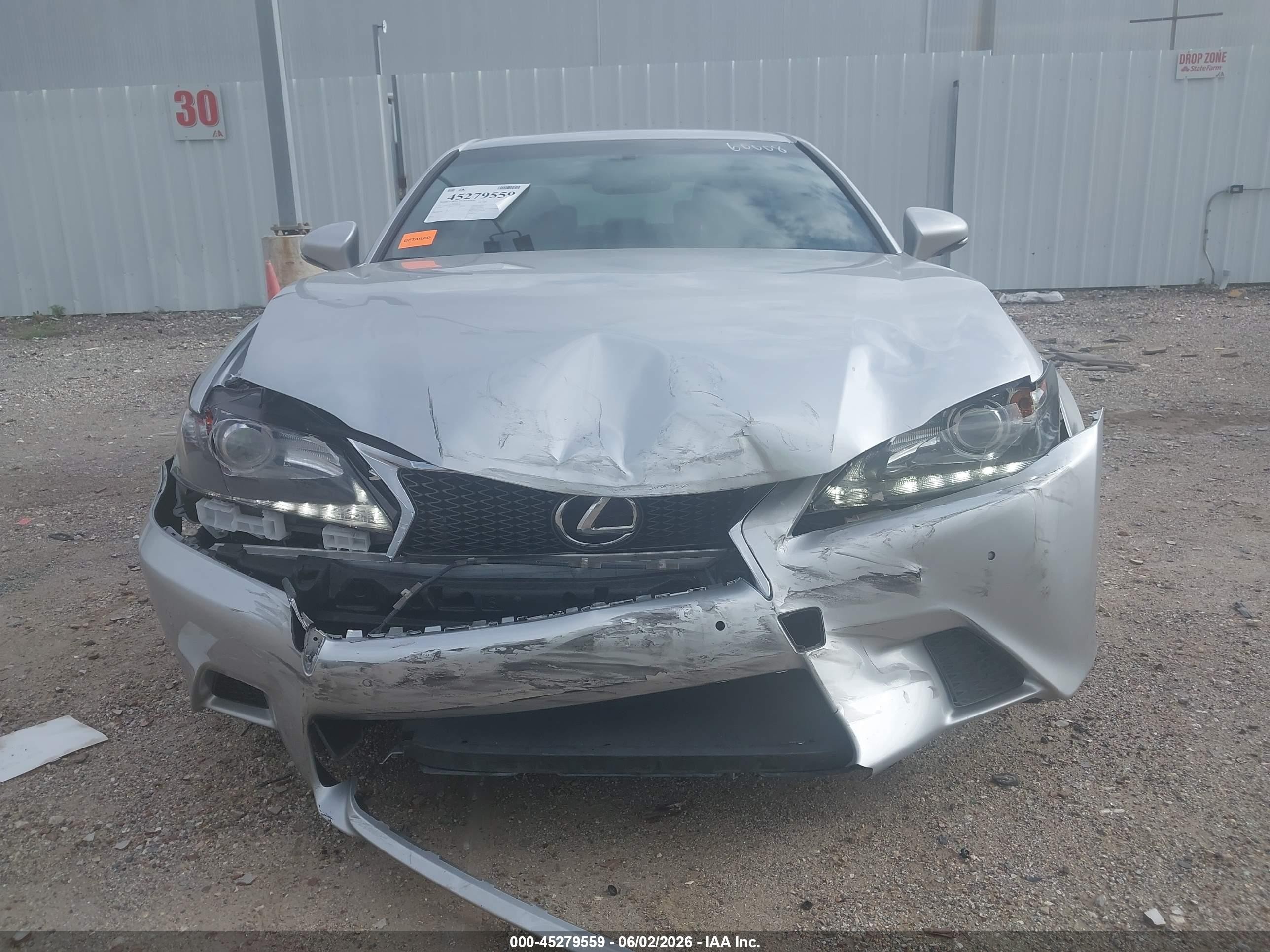 2015 Lexus Gs 350   Silver vin: JTHBE1BL9FA005707