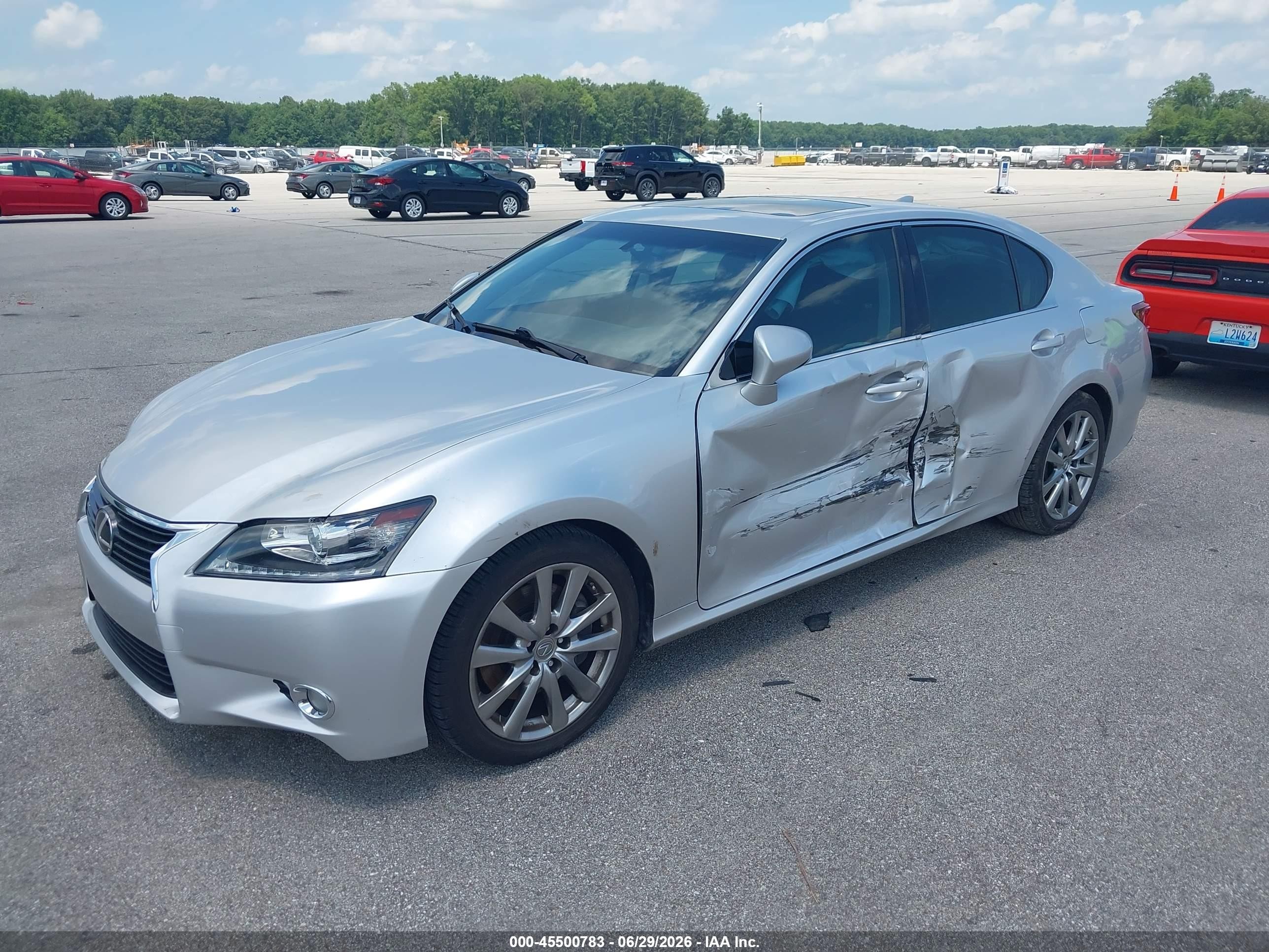 2015 Lexus Gs 350 Silver vin: JTHBE1BL0FA020063