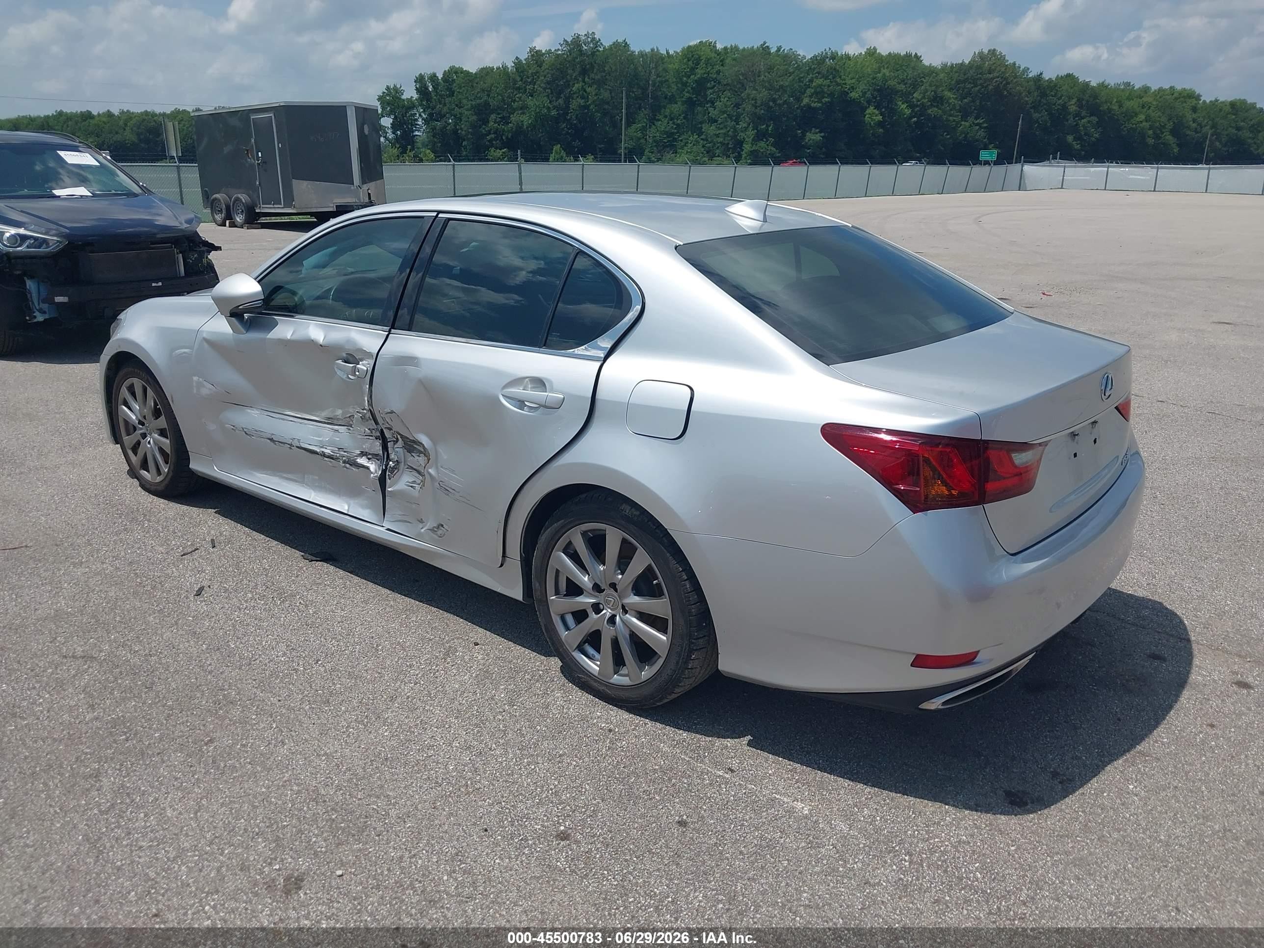 2015 Lexus Gs 350 Silver vin: JTHBE1BL0FA020063