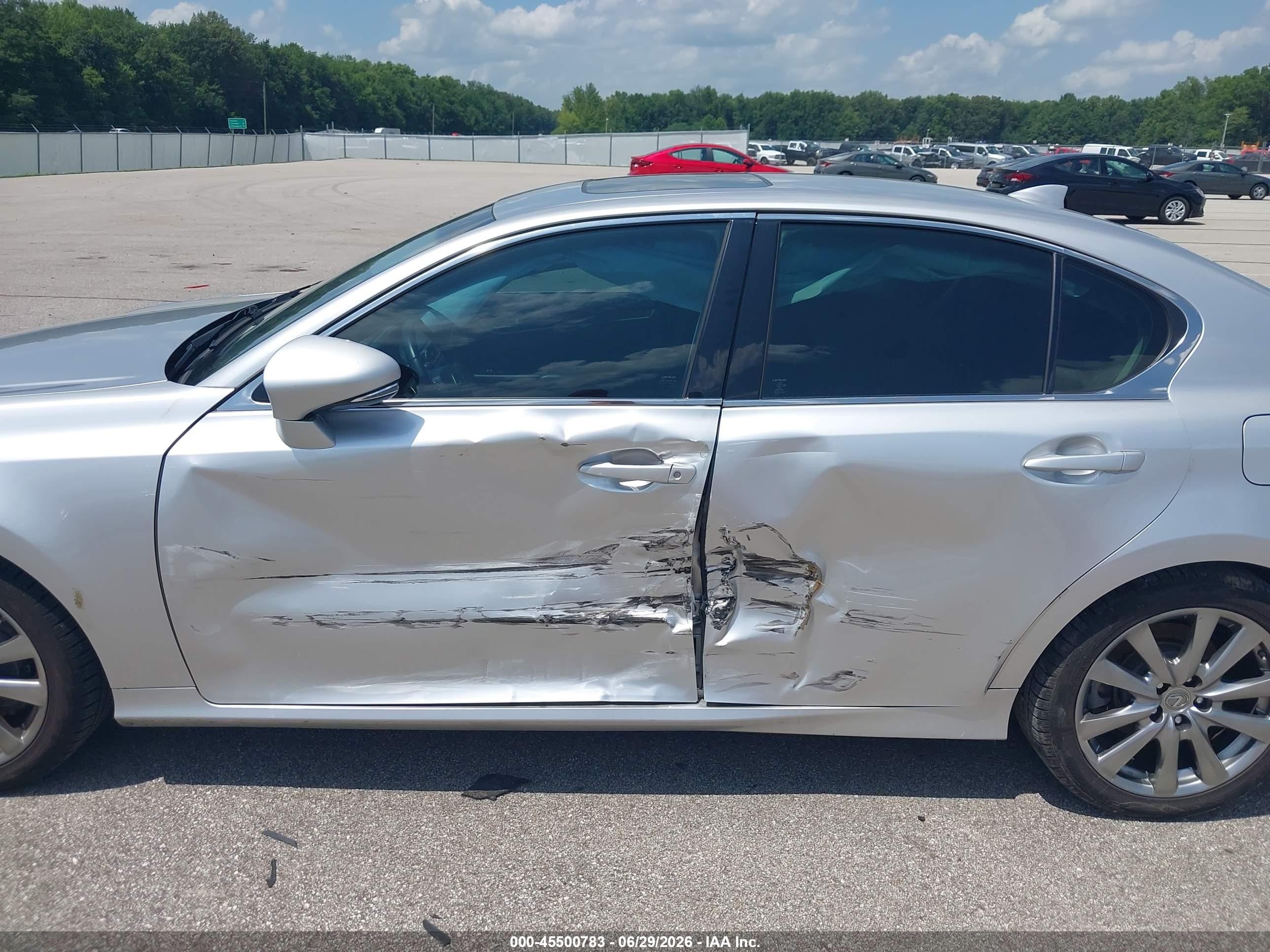 2015 Lexus Gs 350 Silver vin: JTHBE1BL0FA020063