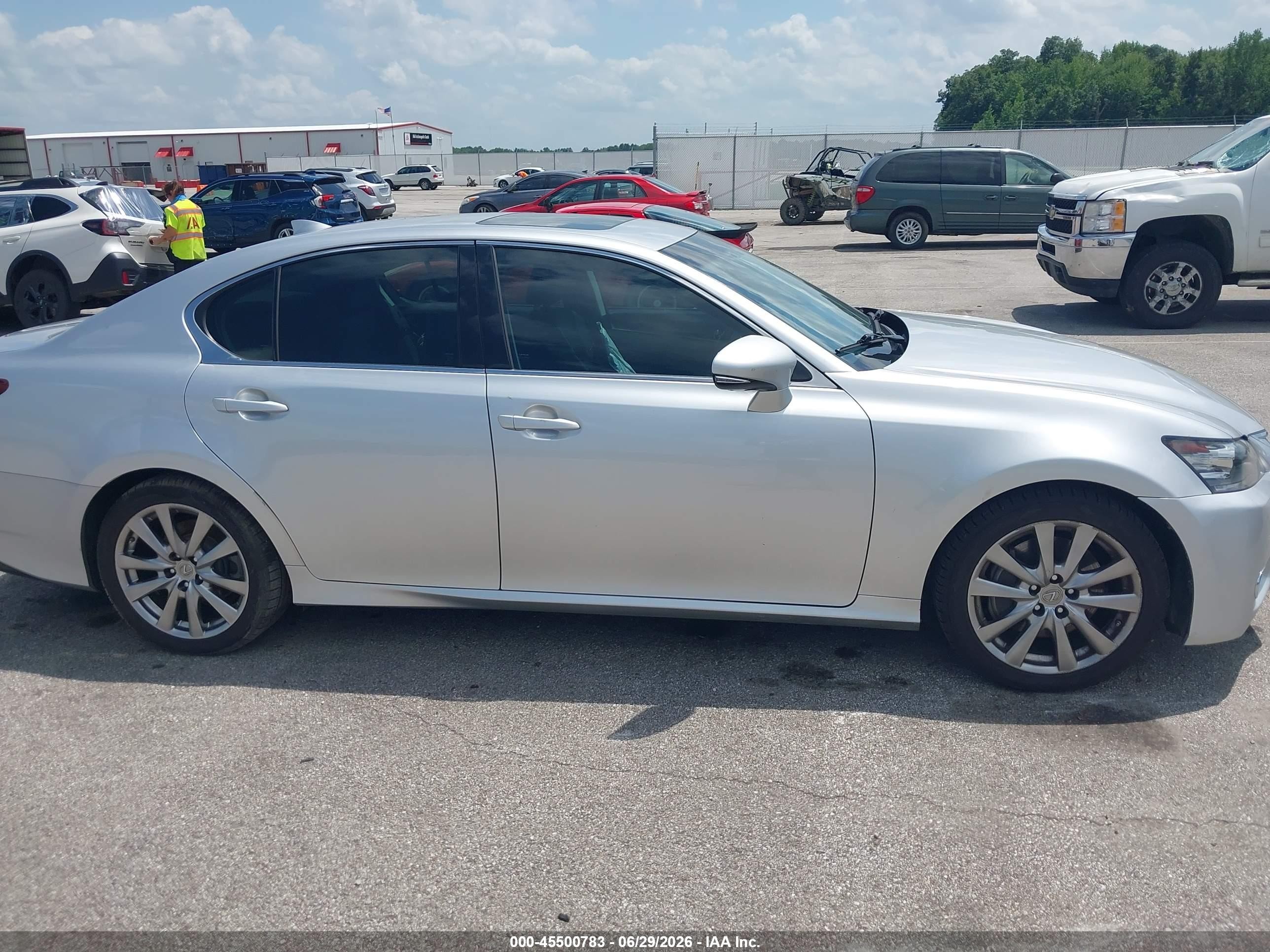 2015 Lexus Gs 350 Silver vin: JTHBE1BL0FA020063