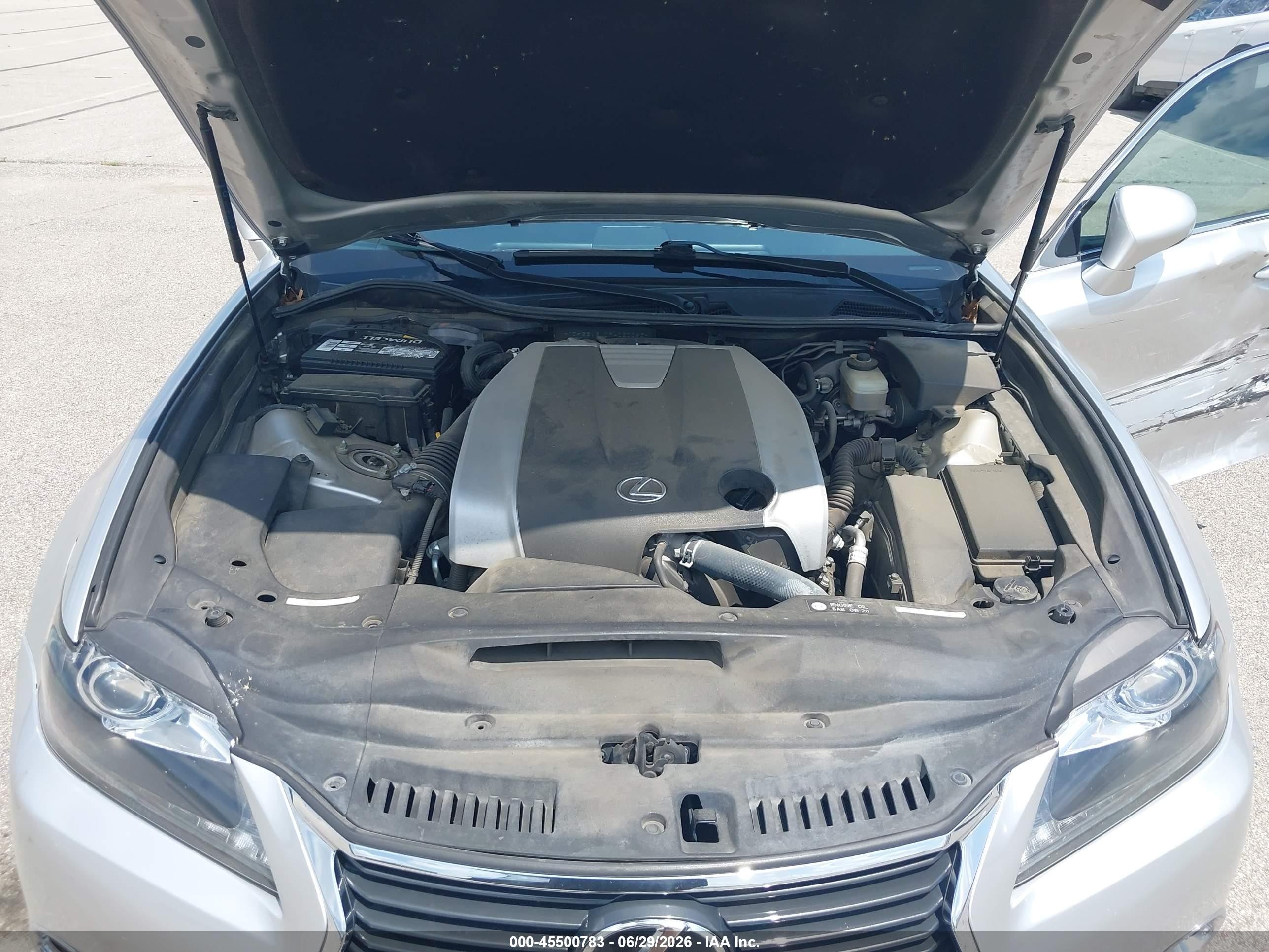 2015 Lexus Gs 350 Silver vin: JTHBE1BL0FA020063
