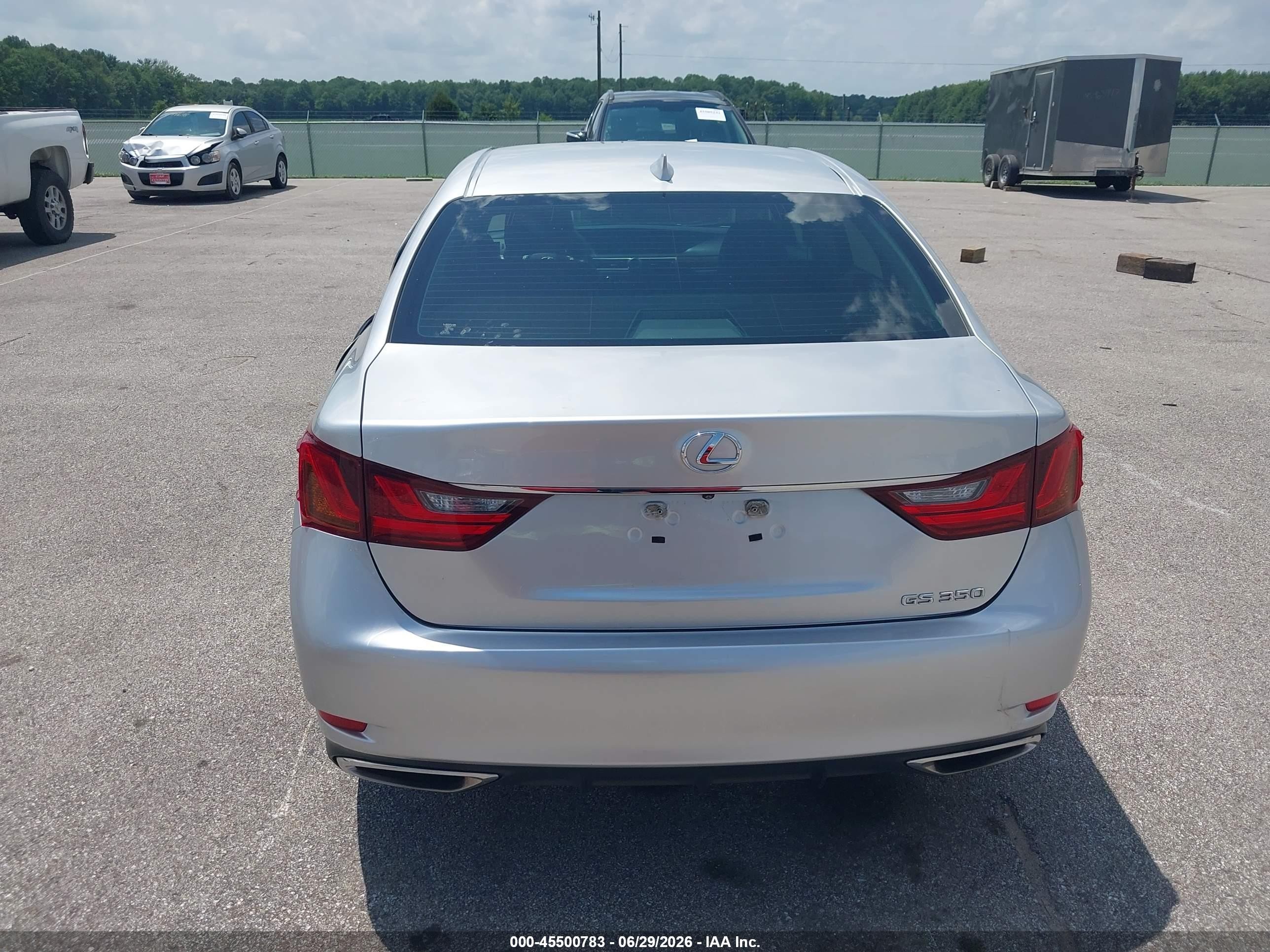 2015 Lexus Gs 350 Silver vin: JTHBE1BL0FA020063