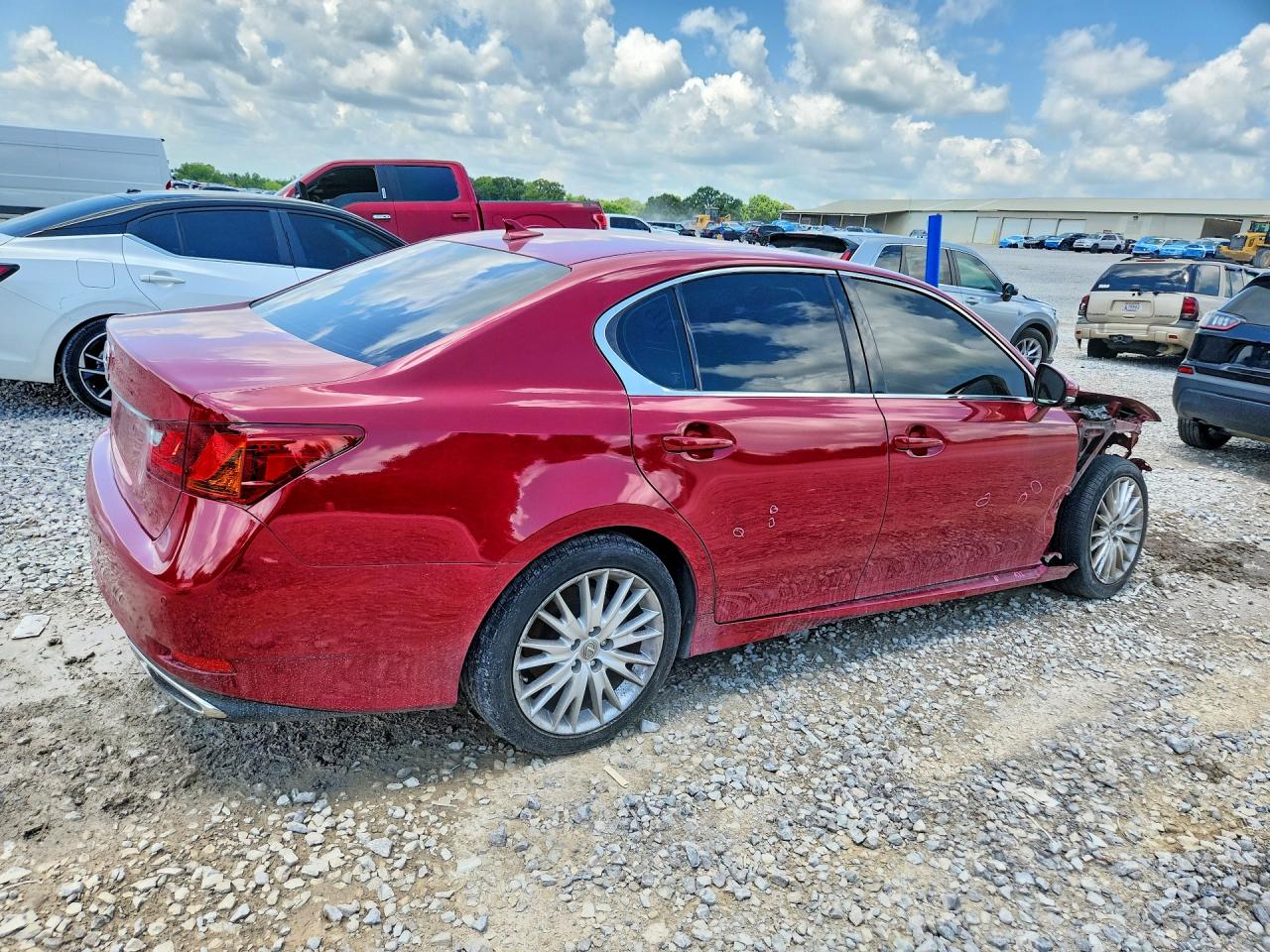 2013 Lexus Gs 350 Красный vin: JTHBE1BLXD5001090