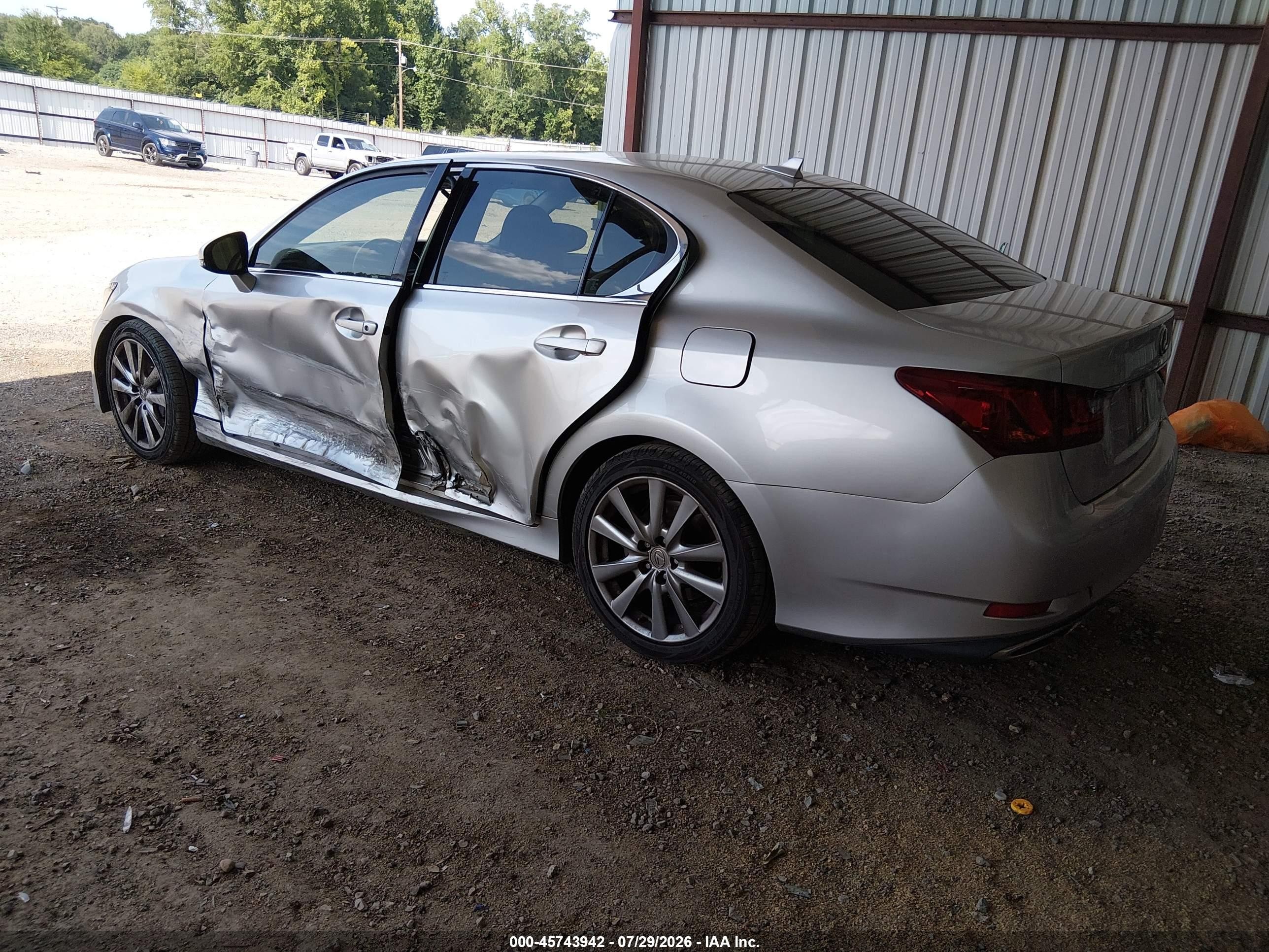 2013 Lexus Gs 350   Silver vin: JTHBE1BLXD5002711