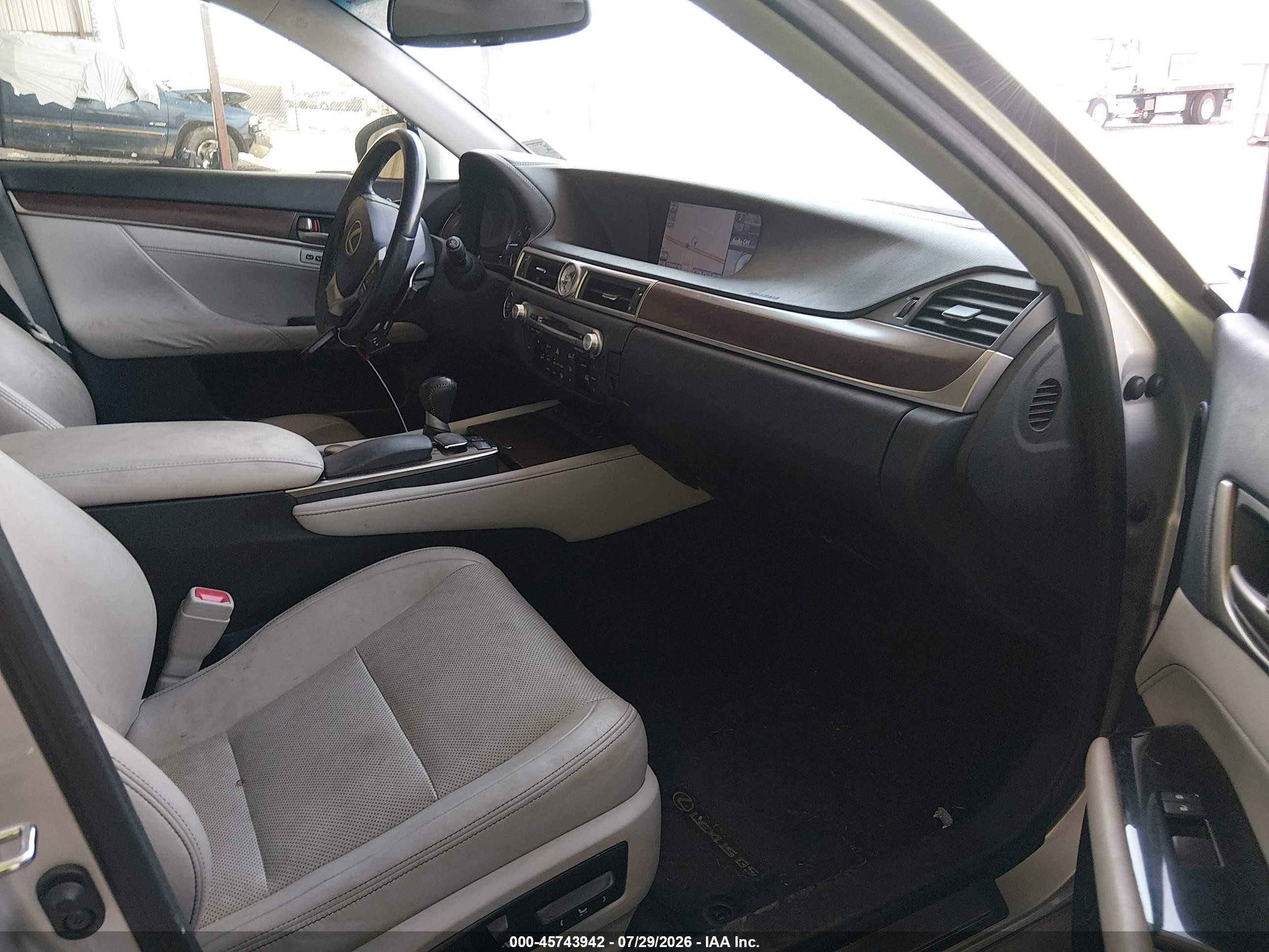 2013 Lexus Gs 350   Silver vin: JTHBE1BLXD5002711