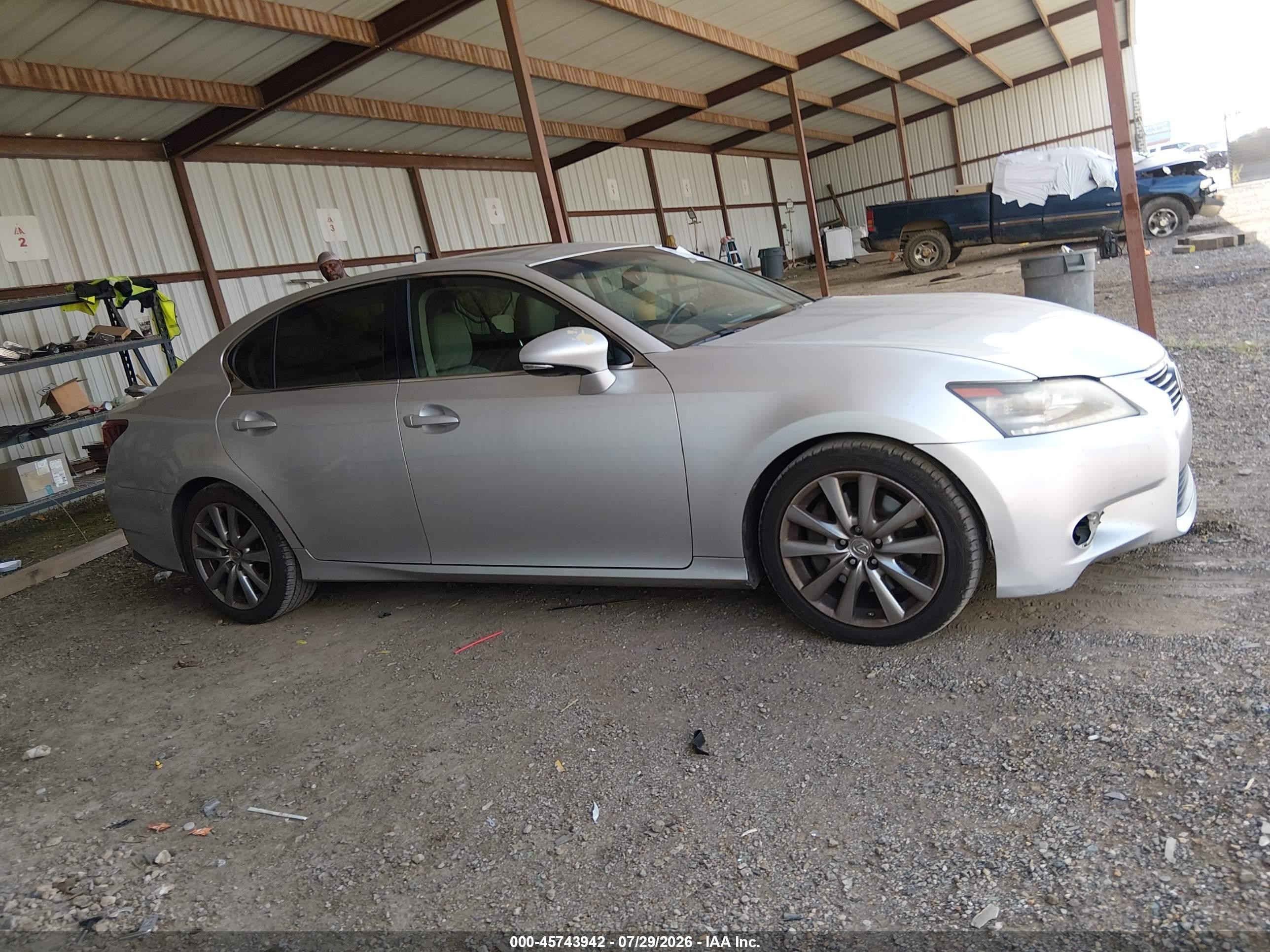 2013 Lexus Gs 350   Silver vin: JTHBE1BLXD5002711