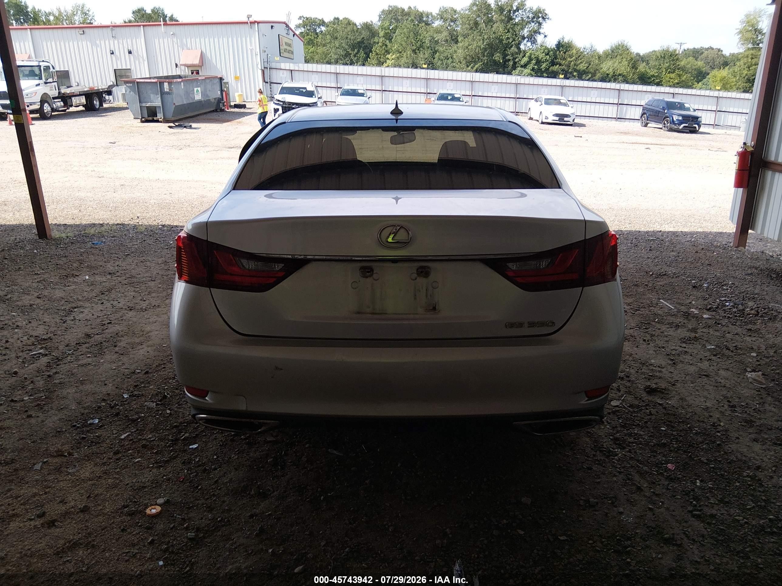2013 Lexus Gs 350   Silver vin: JTHBE1BLXD5002711