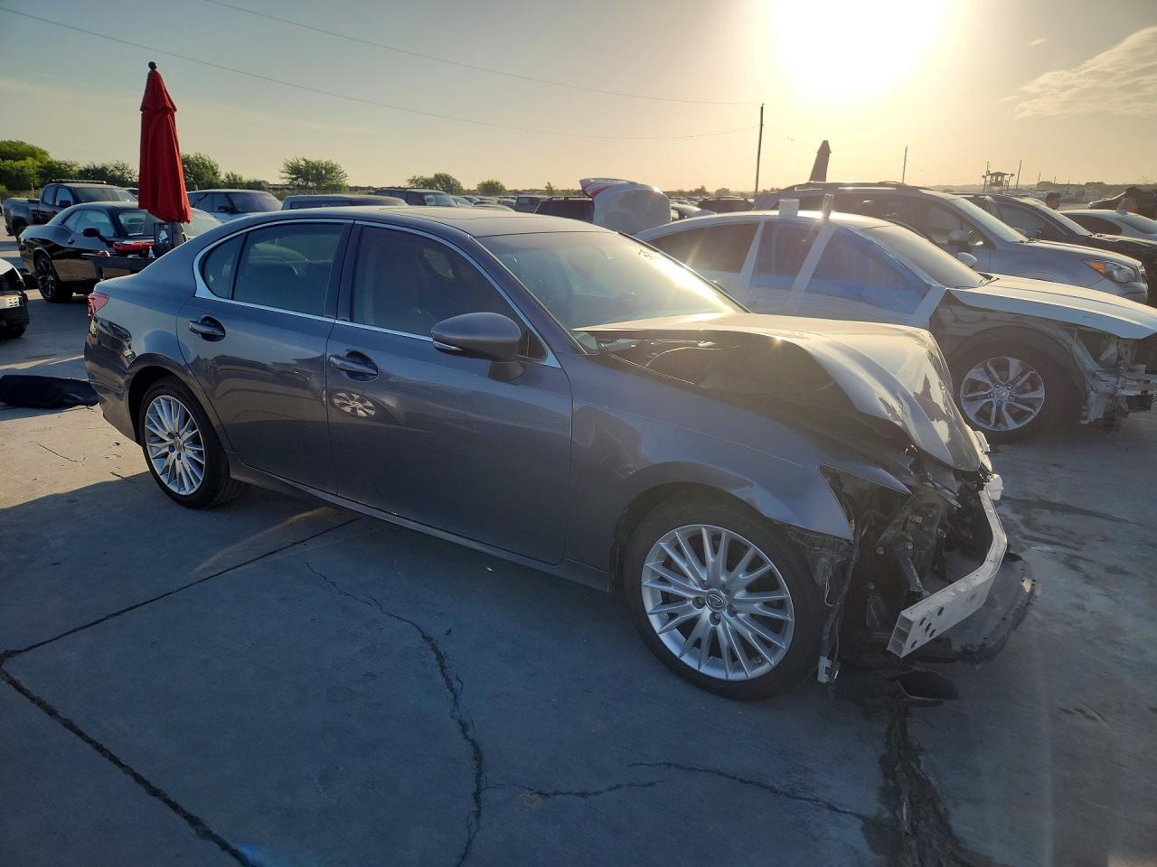 2013 Lexus Gs 350 Gray vin: JTHBE1BLXD5003129