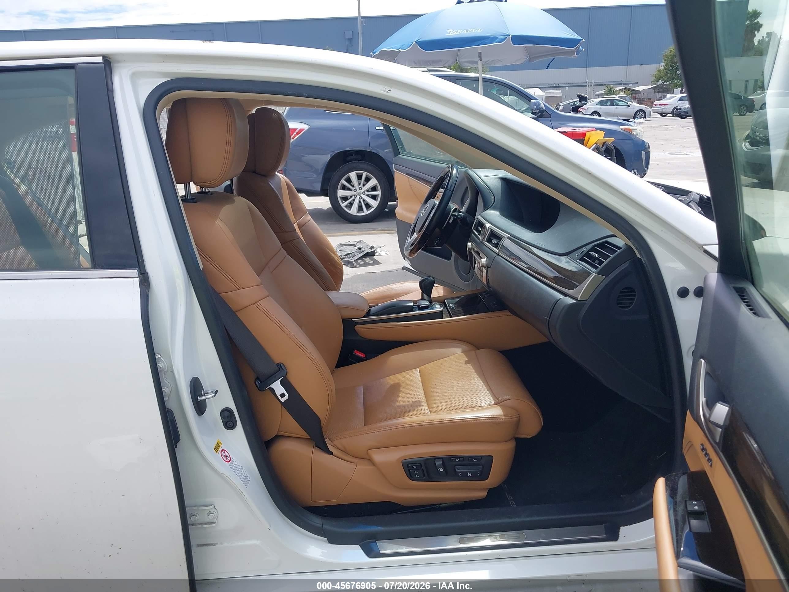 2013 Lexus Gs 350   White vin: JTHBE1BLXD5013868