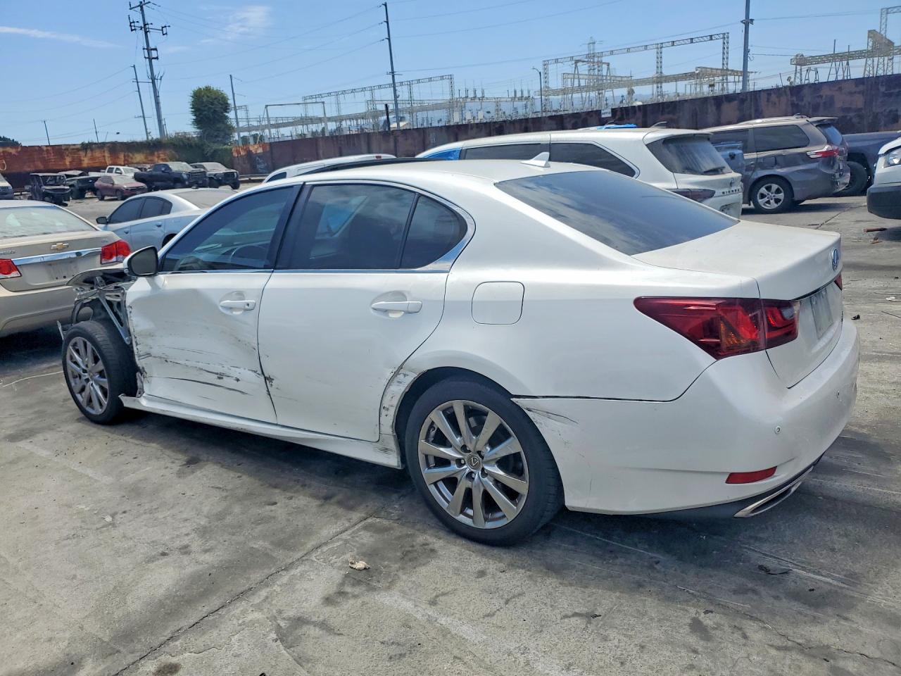 2013 Lexus Gs 350 White vin: JTHBE1BLXD5014244