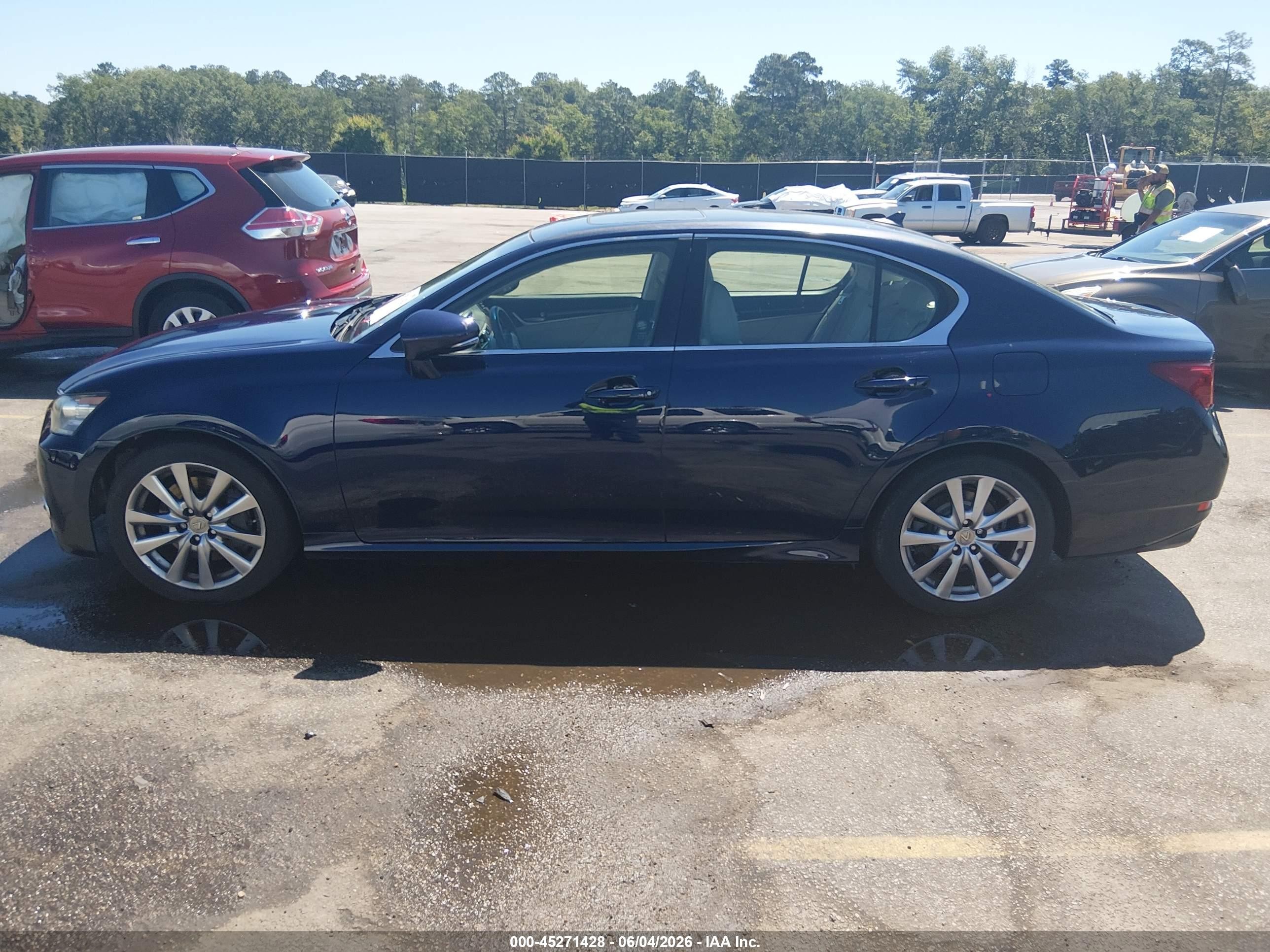 2013 Lexus Gs 350   Blue vin: JTHBE1BLXD5021873