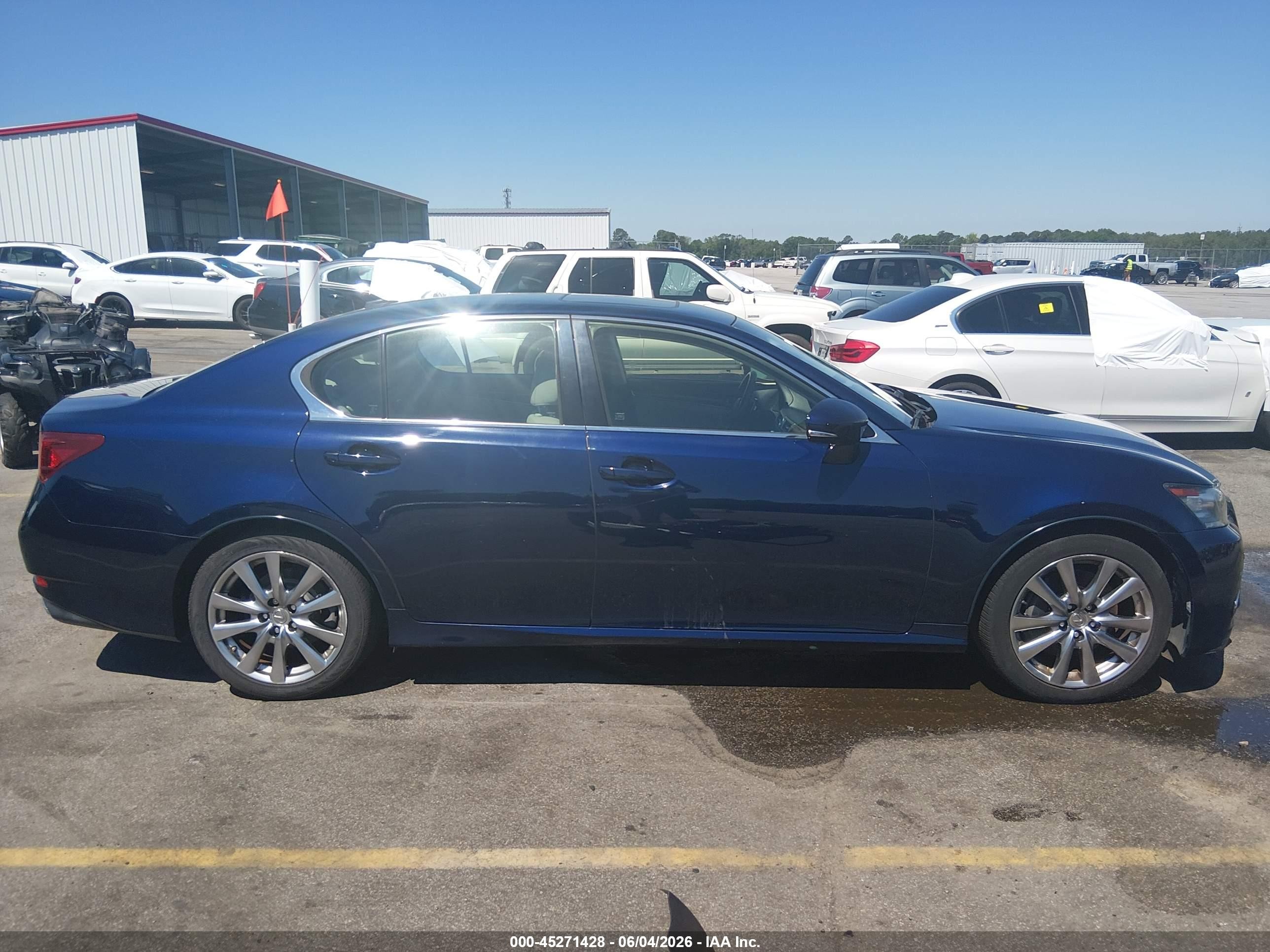 2013 Lexus Gs 350   Blue vin: JTHBE1BLXD5021873