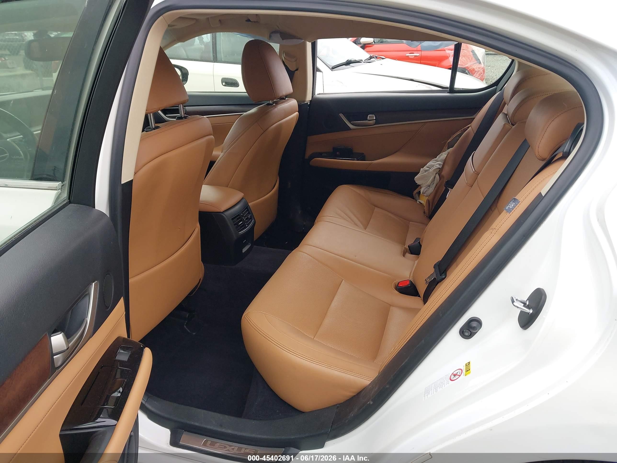 2013 Lexus Gs 350   White vin: JTHBE1BLXD5025132