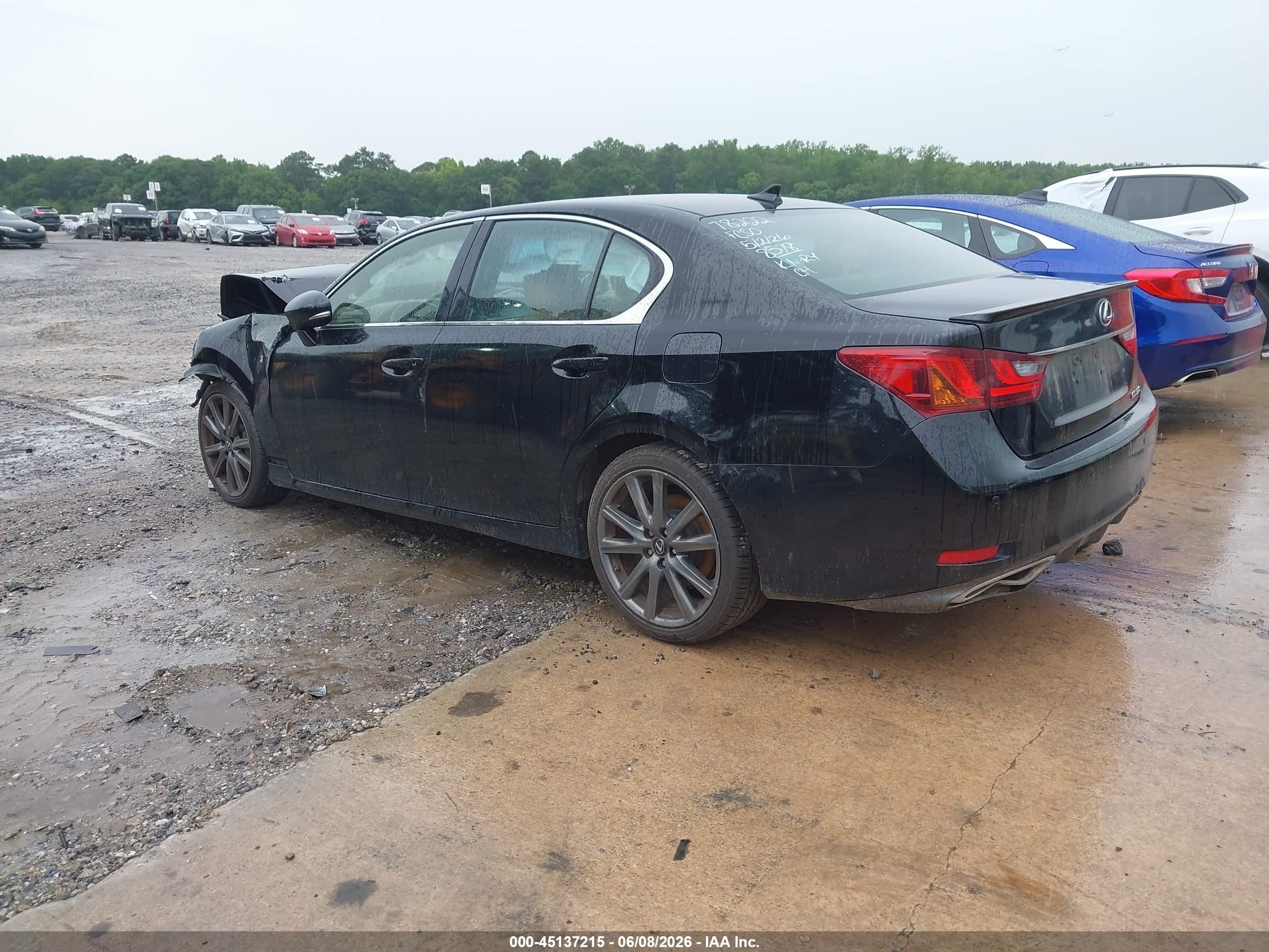 2013 Lexus Gs 350 Black vin: JTHBE1BLXD5028578