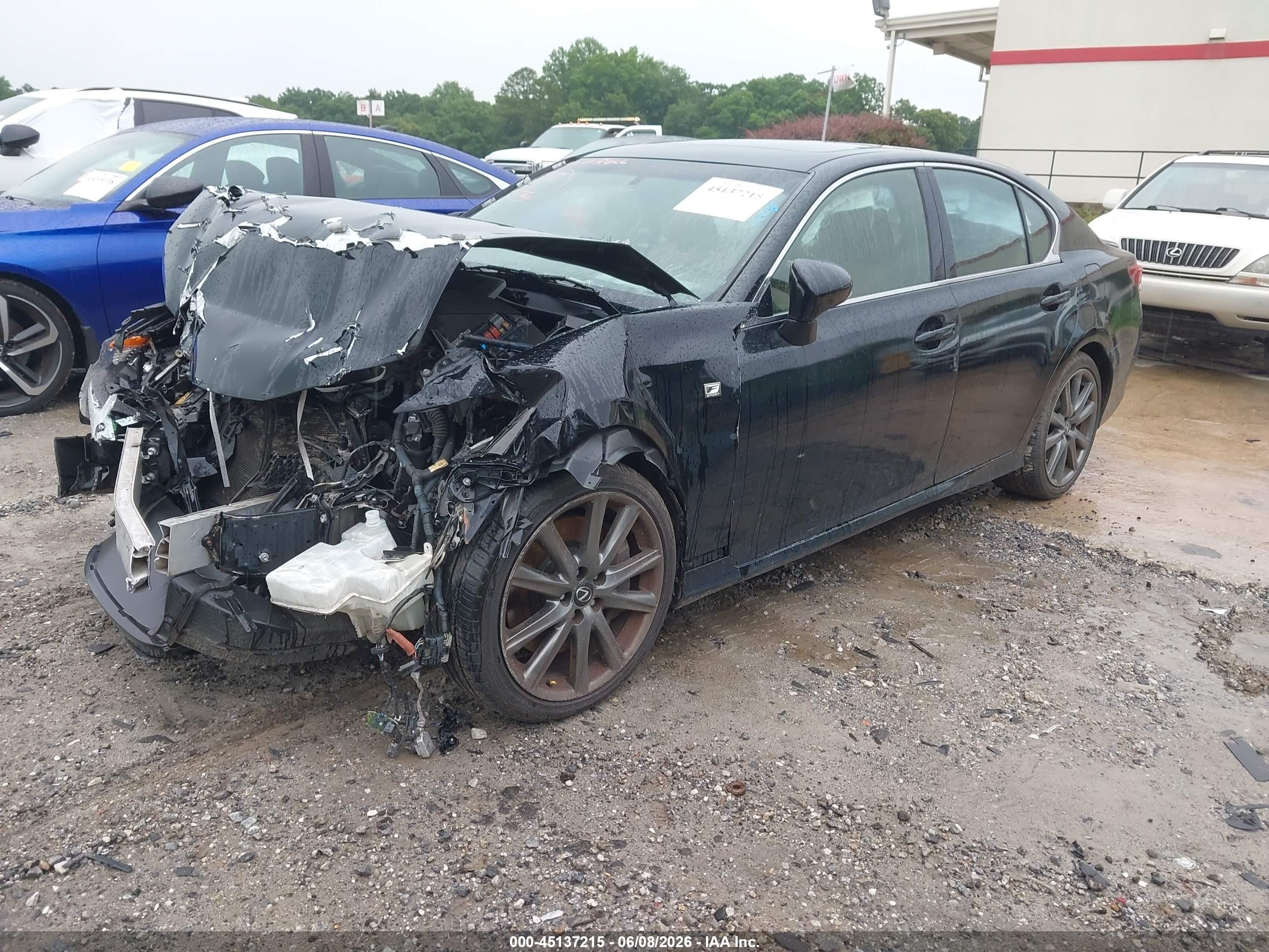 2013 Lexus Gs 350 Black vin: JTHBE1BLXD5028578