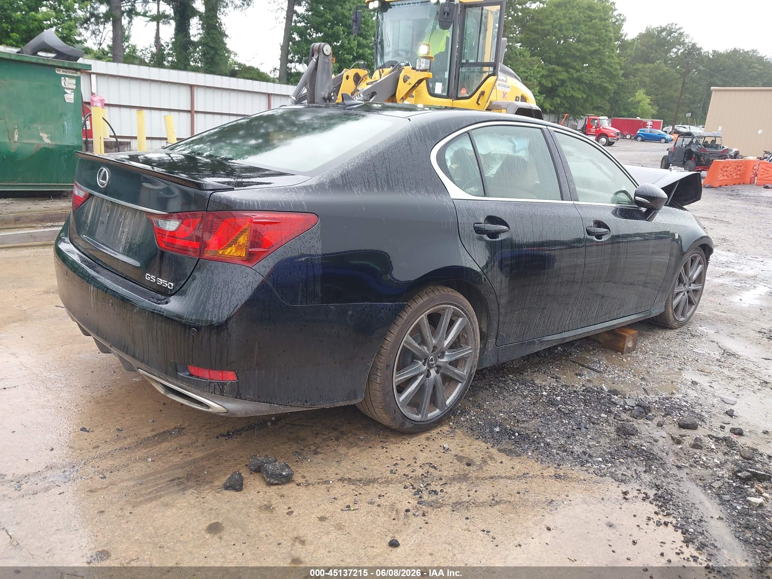 2013 Lexus Gs 350 Black vin: JTHBE1BLXD5028578