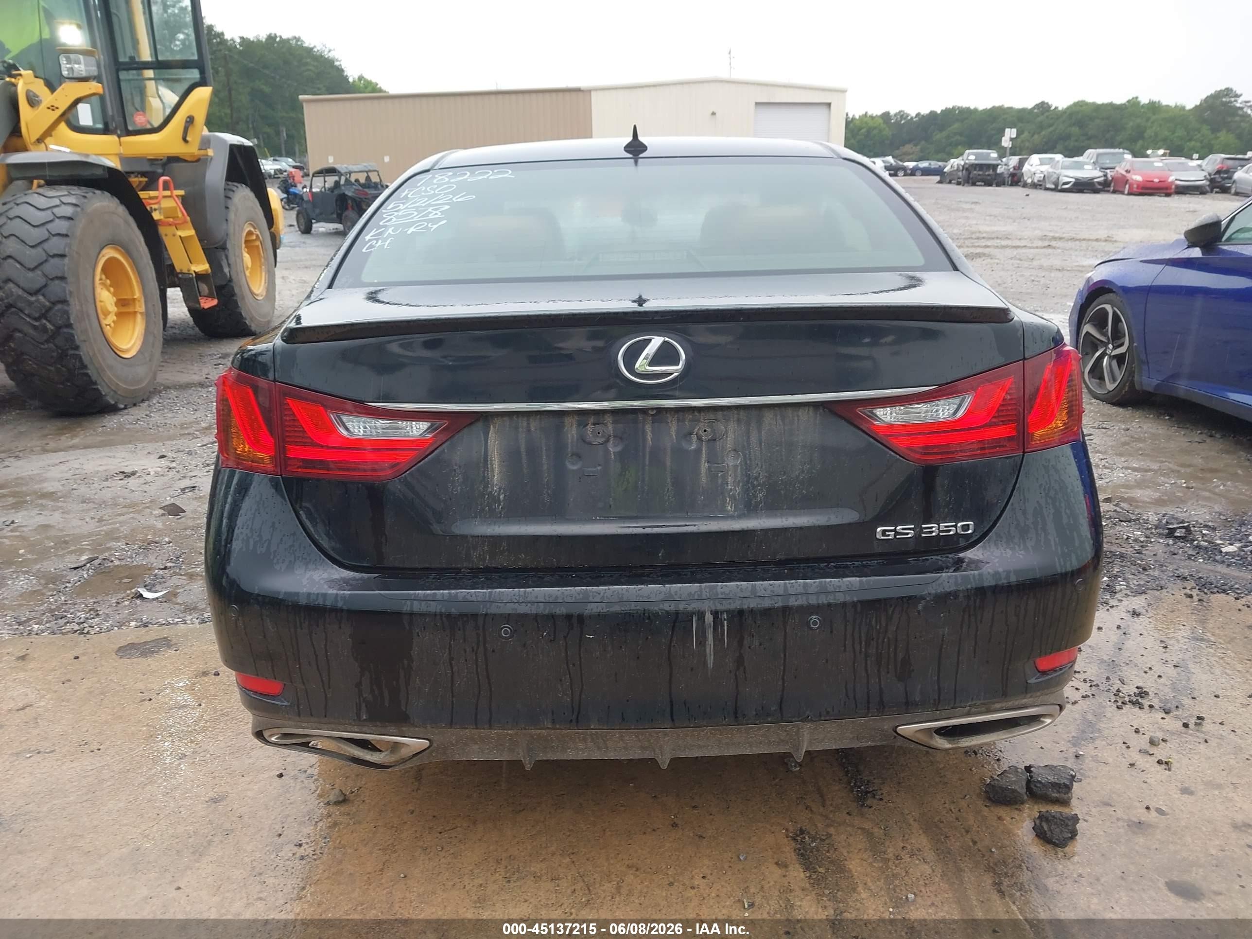 2013 Lexus Gs 350 Black vin: JTHBE1BLXD5028578