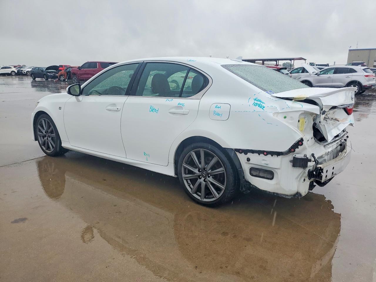 2014 Lexus Gs 350 White vin: JTHBE1BLXE5037024
