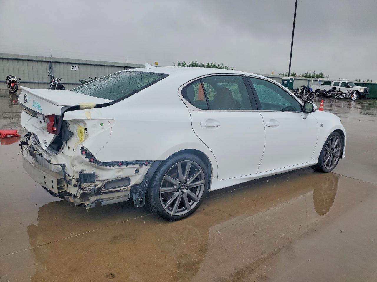 2014 Lexus Gs 350 White vin: JTHBE1BLXE5037024