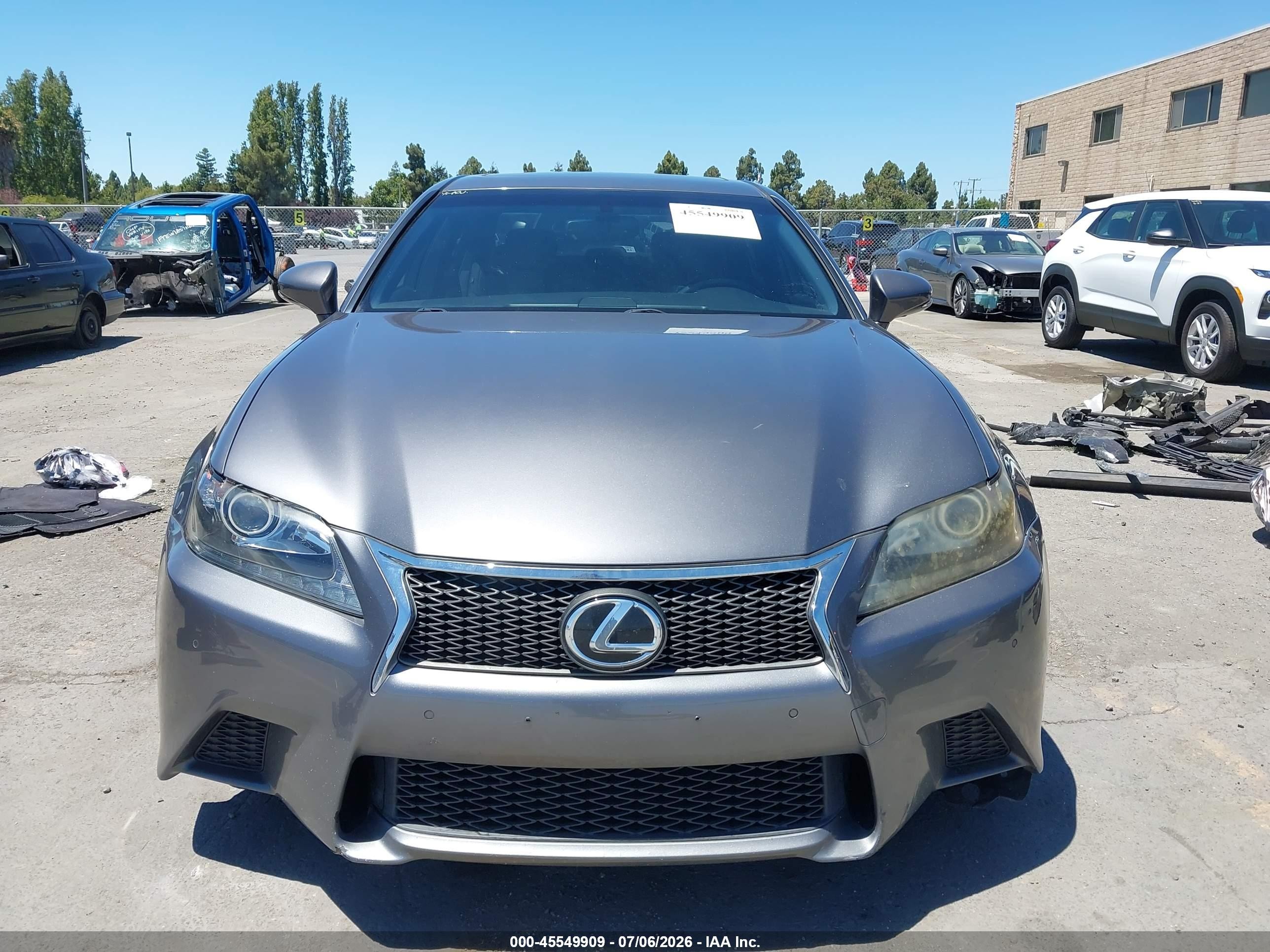 2014 Lexus Gs 350   Gray vin: JTHBE1BLXE5040926