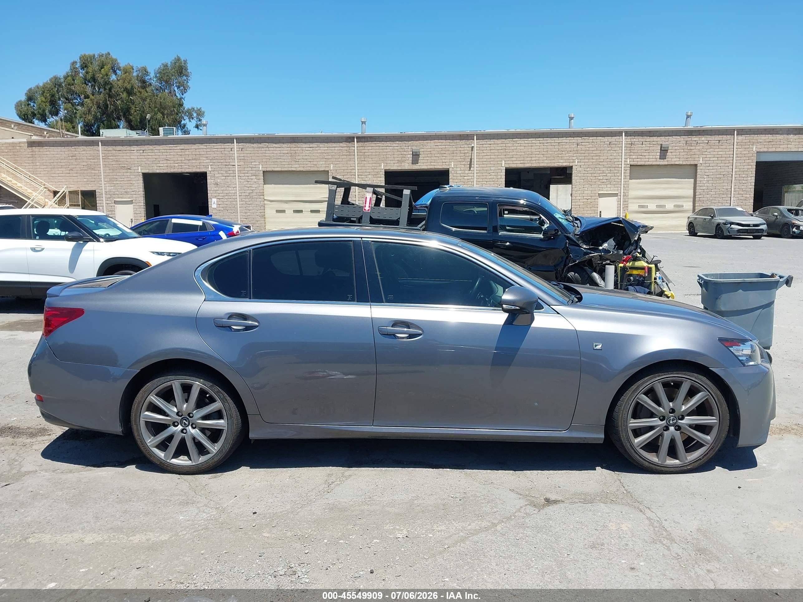 2014 Lexus Gs 350   Gray vin: JTHBE1BLXE5040926