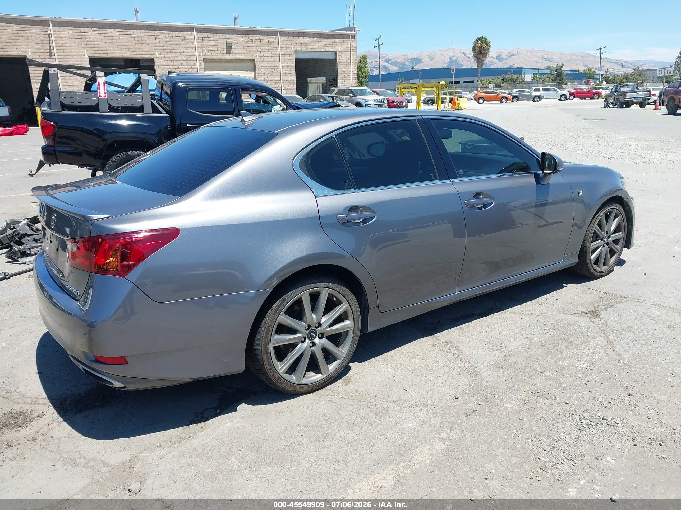 2014 Lexus Gs 350   Gray vin: JTHBE1BLXE5040926
