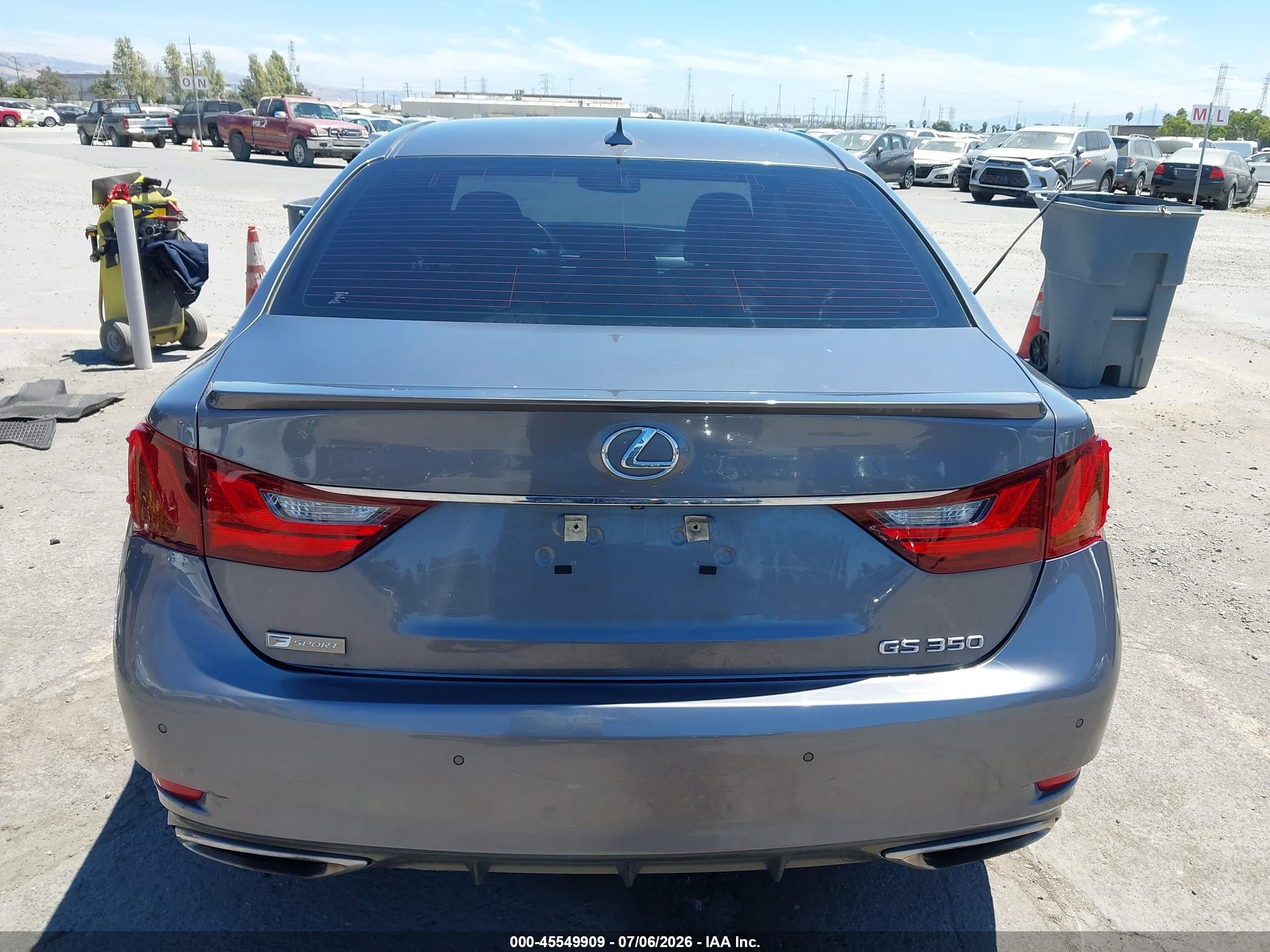 2014 Lexus Gs 350   Gray vin: JTHBE1BLXE5040926