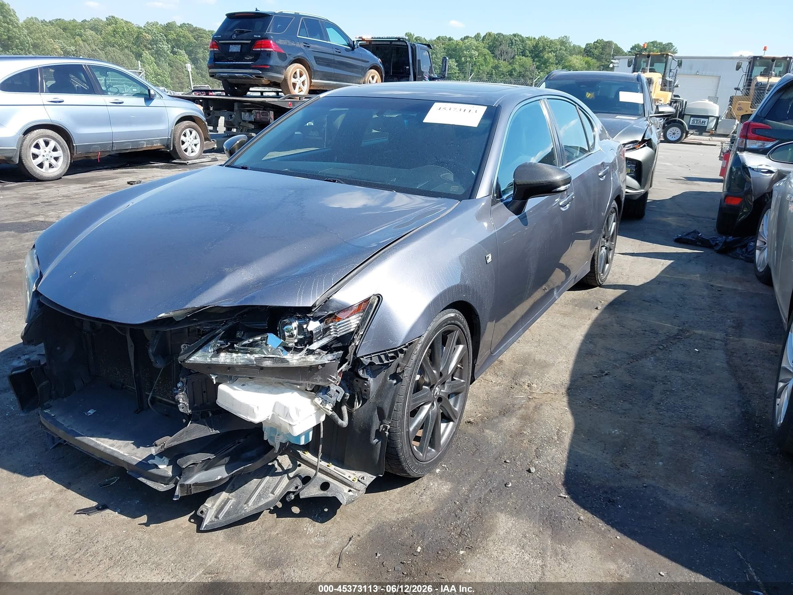 2015 Lexus Gs 350   Gray vin: JTHBE1BLXFA004307
