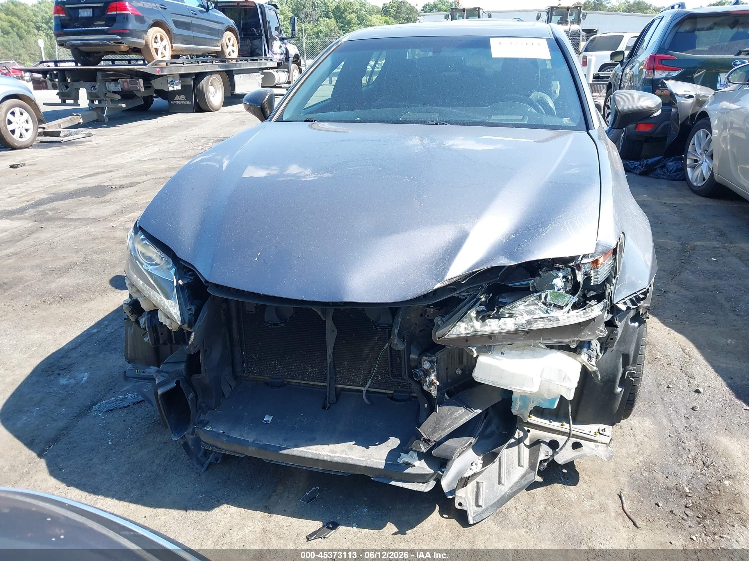 2015 Lexus Gs 350   Gray vin: JTHBE1BLXFA004307